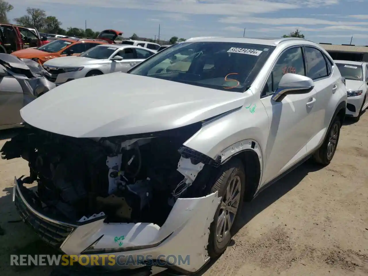 2 Photograph of a damaged car JTJDARBZ1M5020987 LEXUS NX 2021