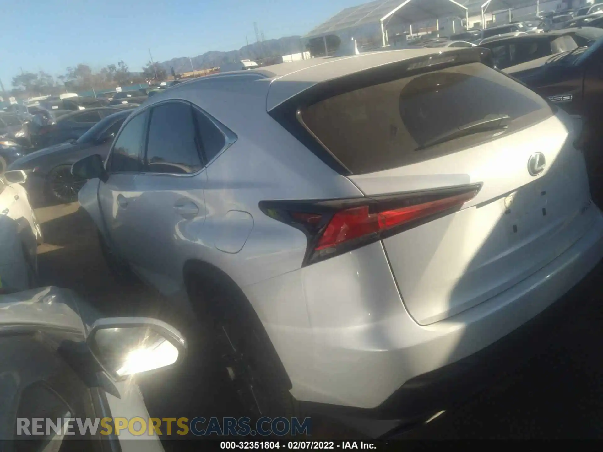 3 Photograph of a damaged car JTJDARBZ1M5025428 LEXUS NX 2021