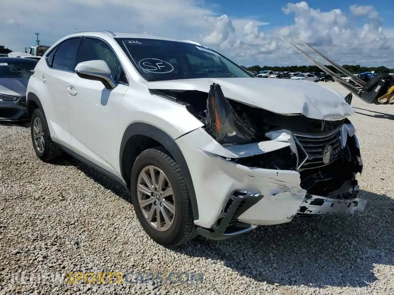 1 Photograph of a damaged car JTJDARBZ1M5032993 LEXUS NX 2021