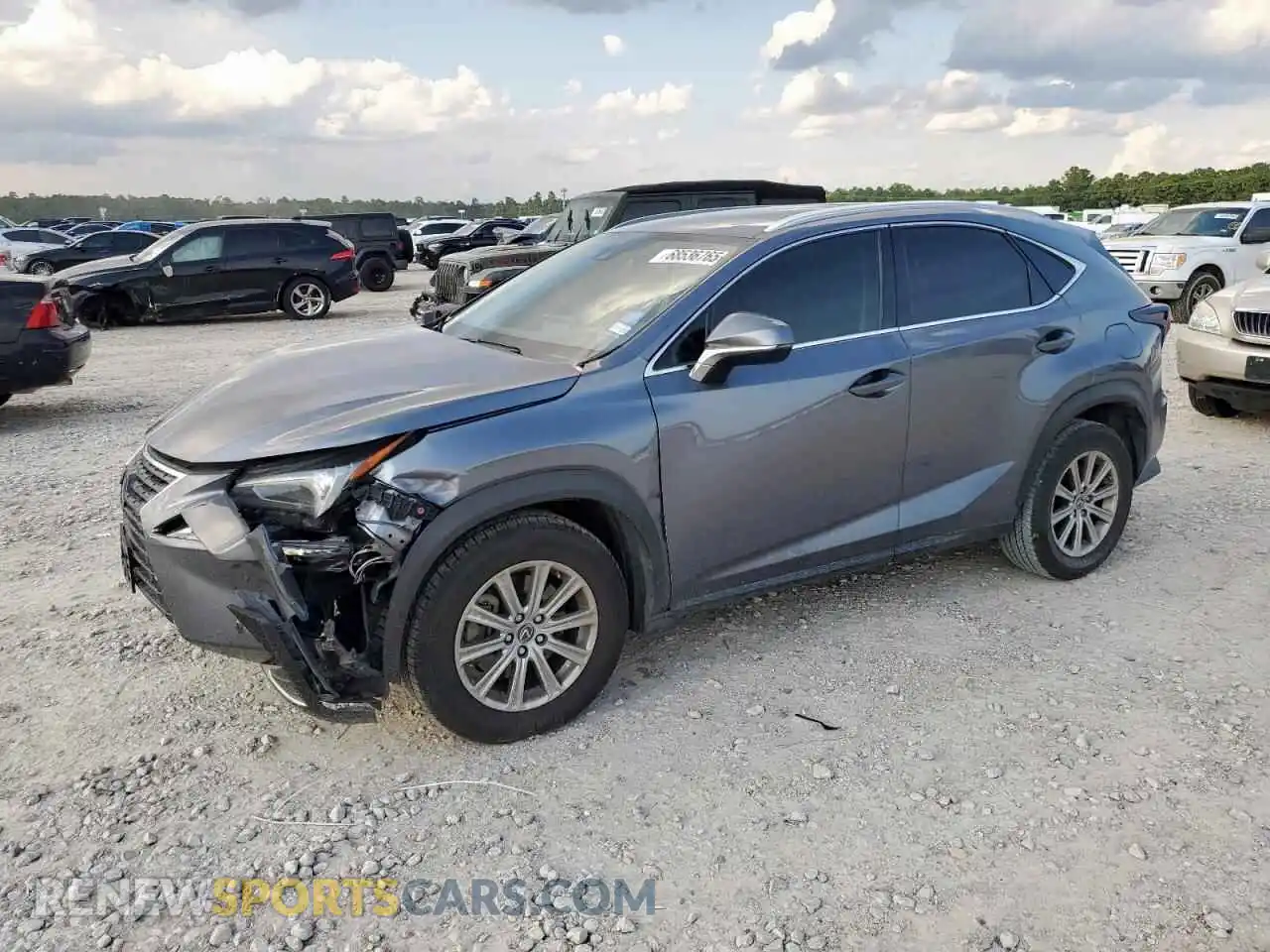 1 Photograph of a damaged car JTJDARBZ2M2179230 LEXUS NX 2021