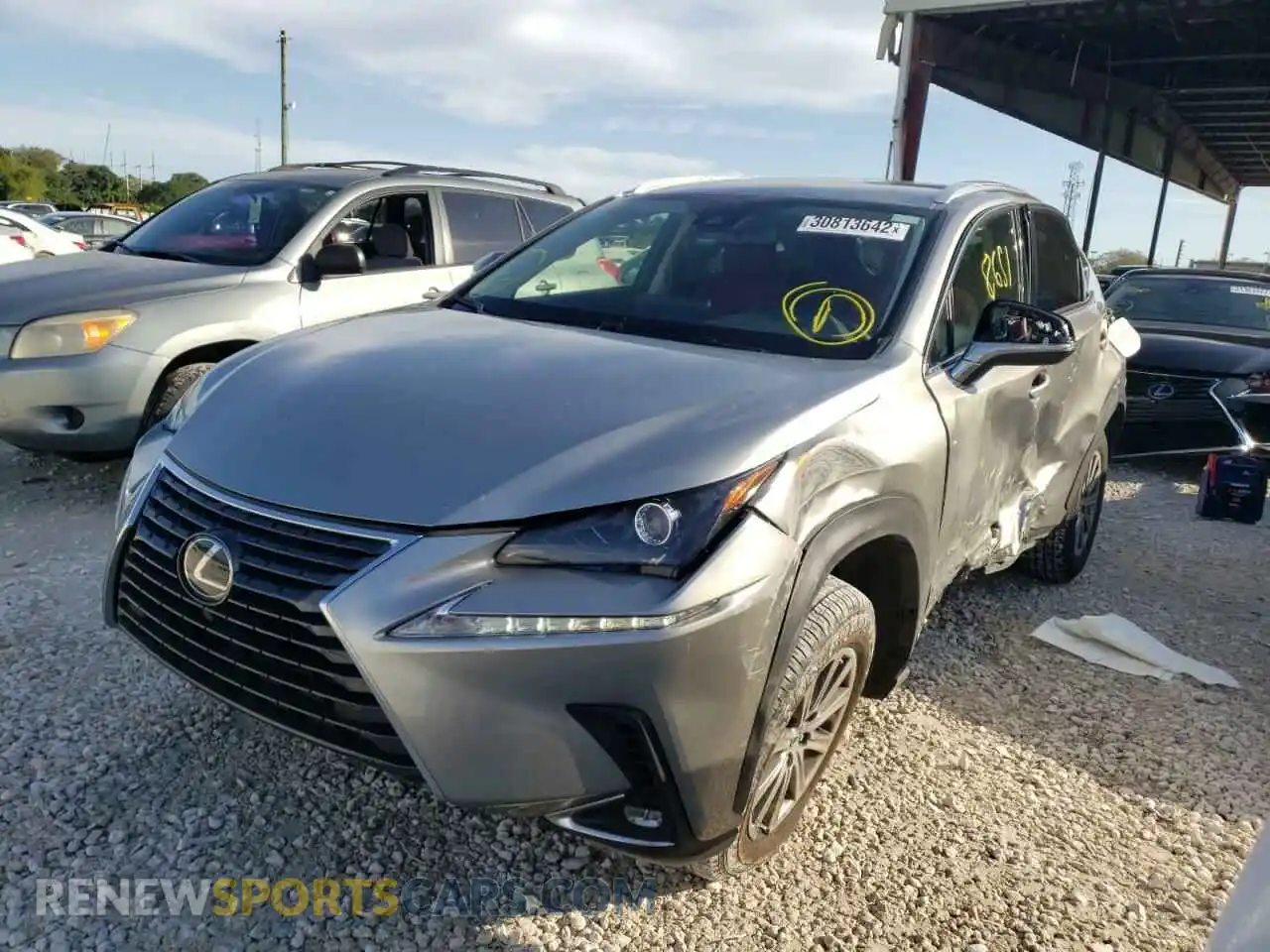 2 Photograph of a damaged car JTJDARBZ2M2183911 LEXUS NX 2021