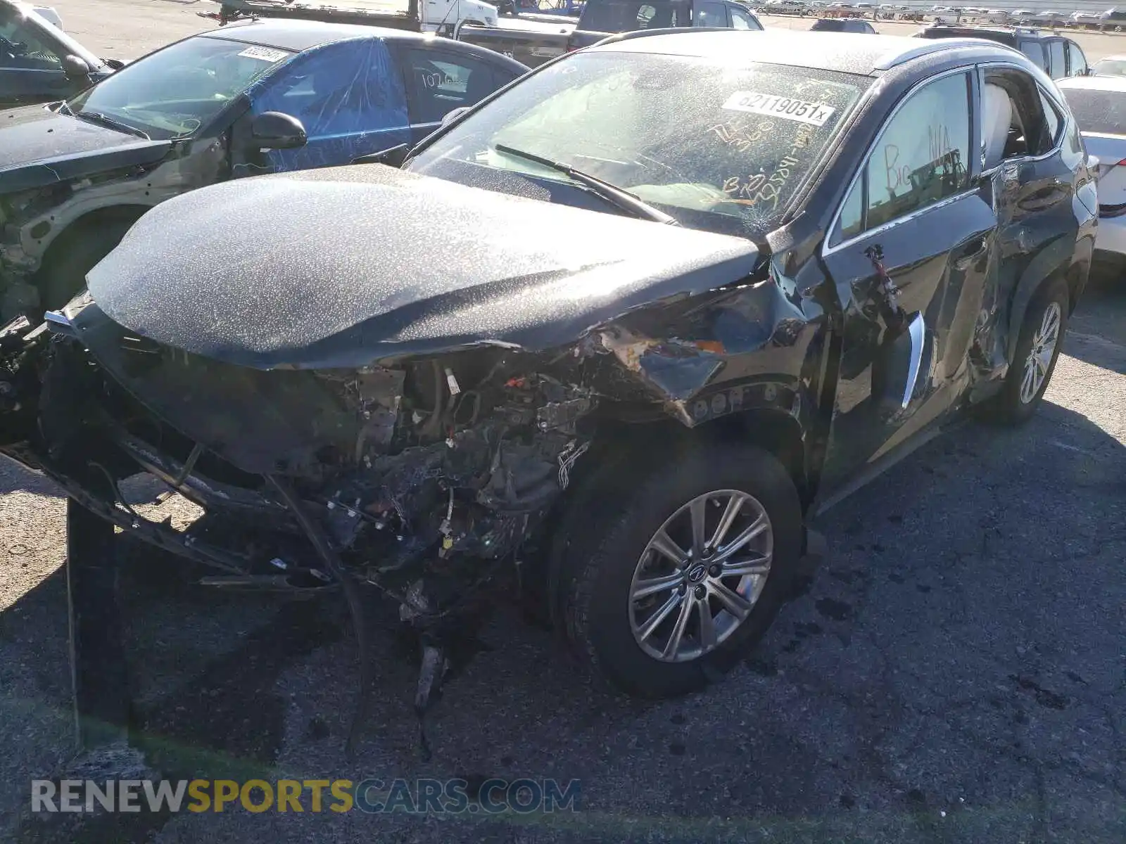 2 Photograph of a damaged car JTJDARBZ2M2191412 LEXUS NX 2021