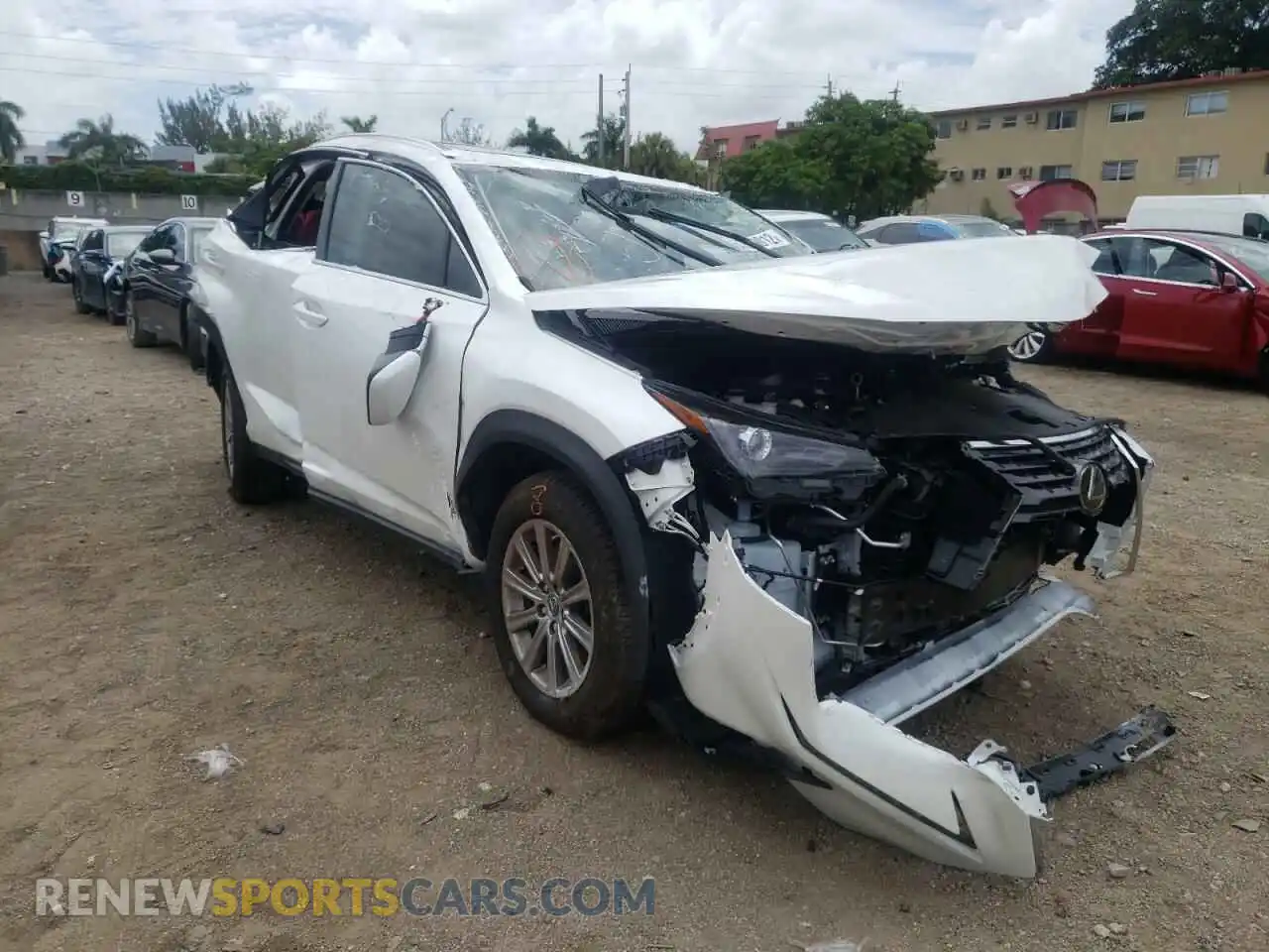1 Photograph of a damaged car JTJDARBZ2M5032016 LEXUS NX 2021