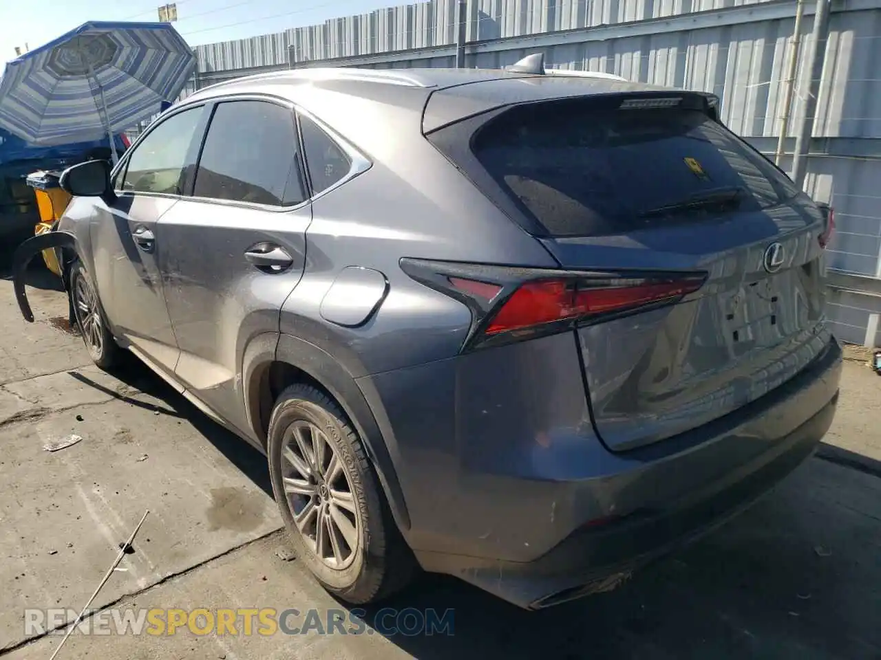 3 Photograph of a damaged car JTJDARBZ3M2182167 LEXUS NX 2021