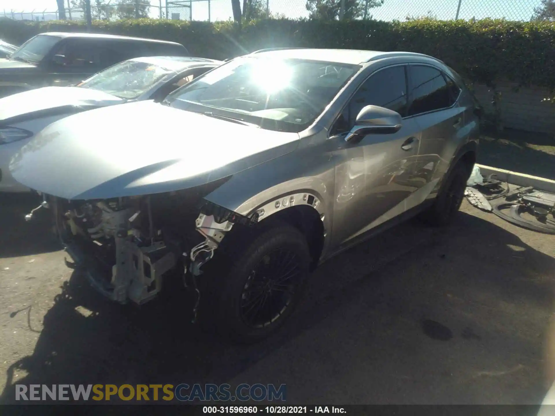 2 Photograph of a damaged car JTJDARBZ3M2190253 LEXUS NX 2021