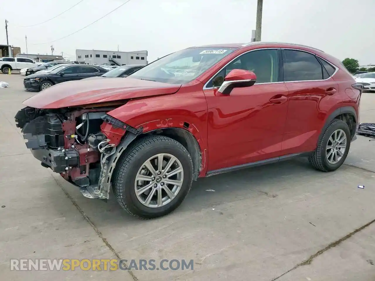 1 Photograph of a damaged car JTJDARBZ3M5032056 LEXUS NX 2021