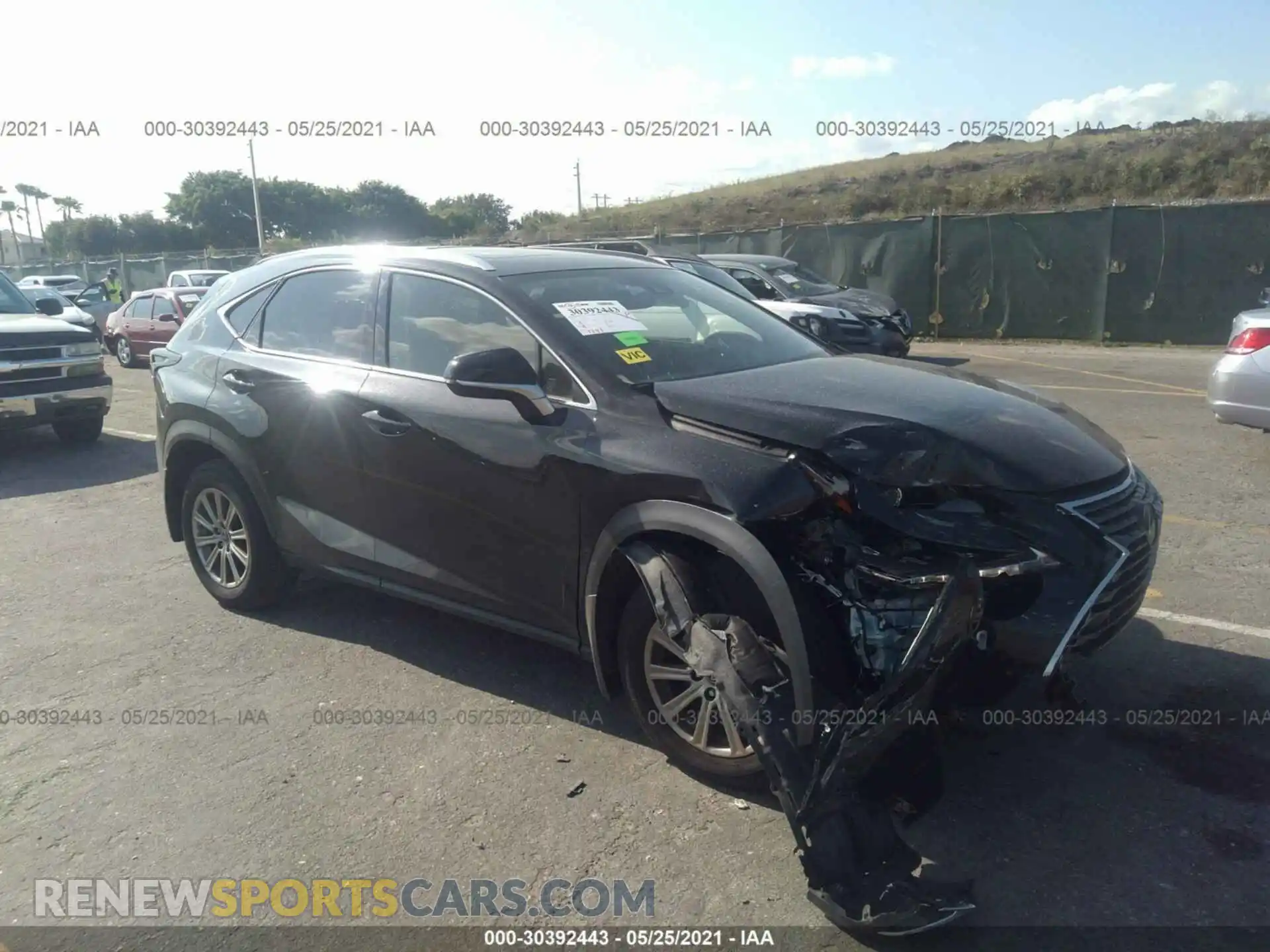 1 Photograph of a damaged car JTJDARBZ4M2183540 LEXUS NX 2021