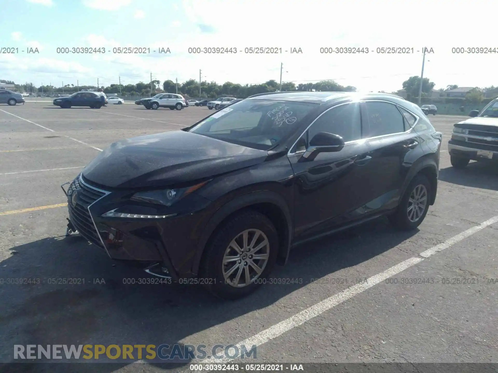 2 Photograph of a damaged car JTJDARBZ4M2183540 LEXUS NX 2021