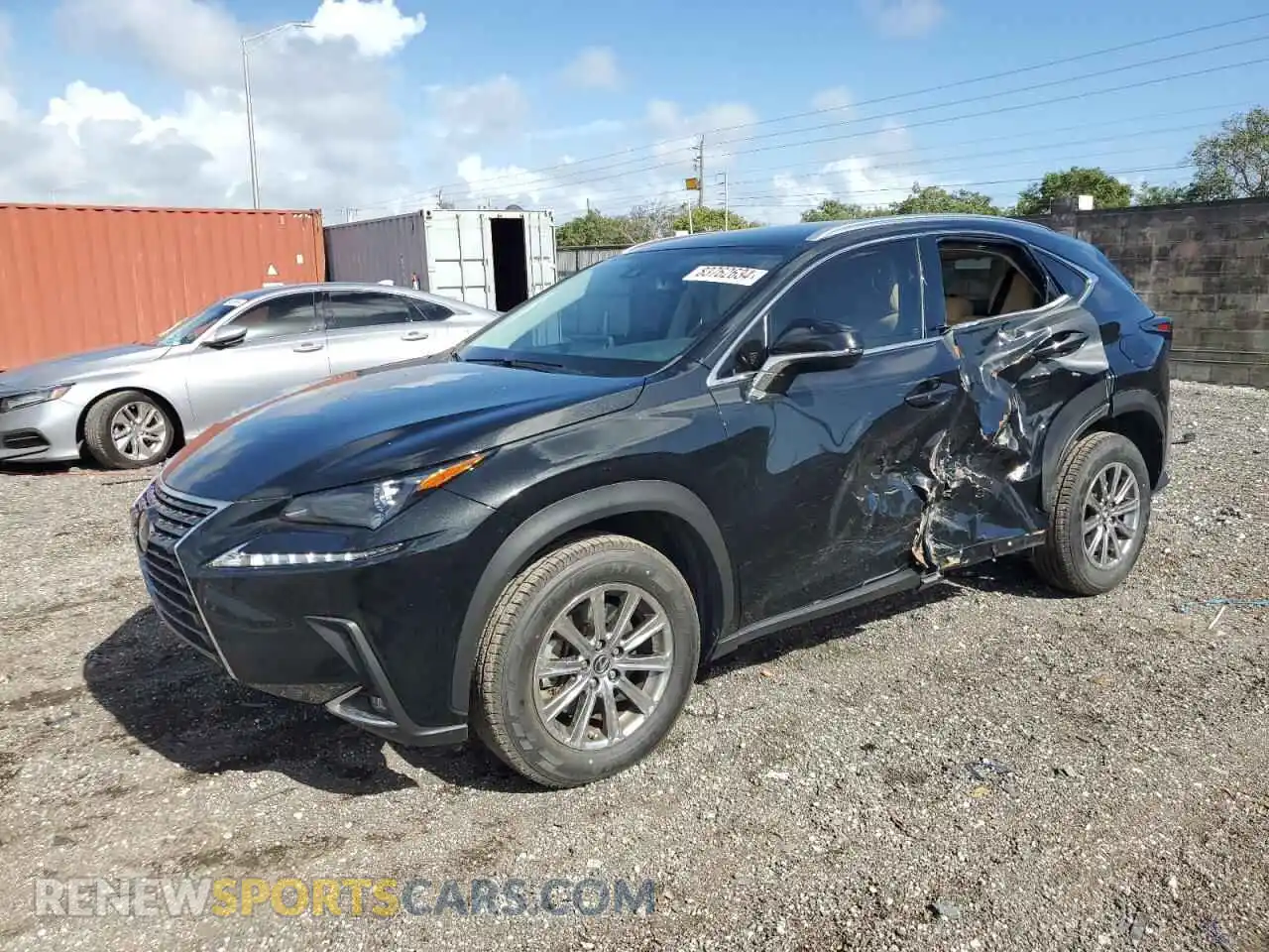 1 Photograph of a damaged car JTJDARBZ4M2198068 LEXUS NX 2021
