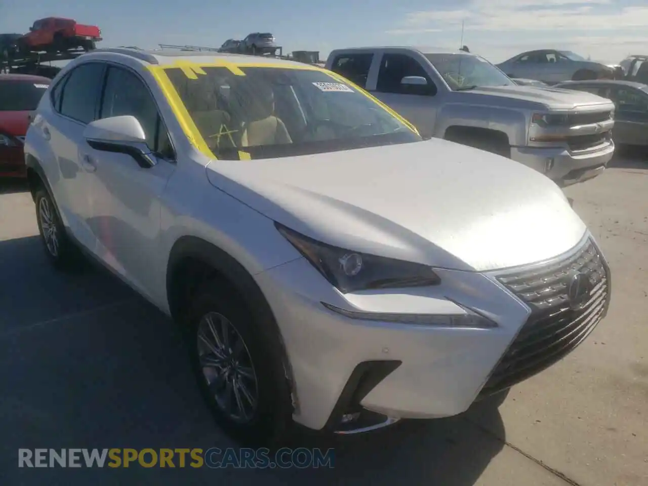 1 Photograph of a damaged car JTJDARBZ4M5024774 LEXUS NX 2021