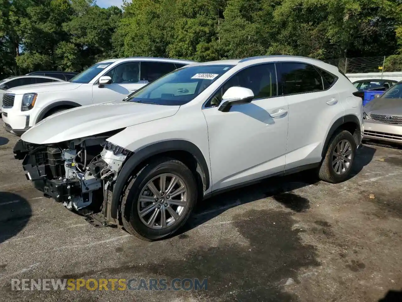 1 Photograph of a damaged car JTJDARBZ4M5027240 LEXUS NX 2021