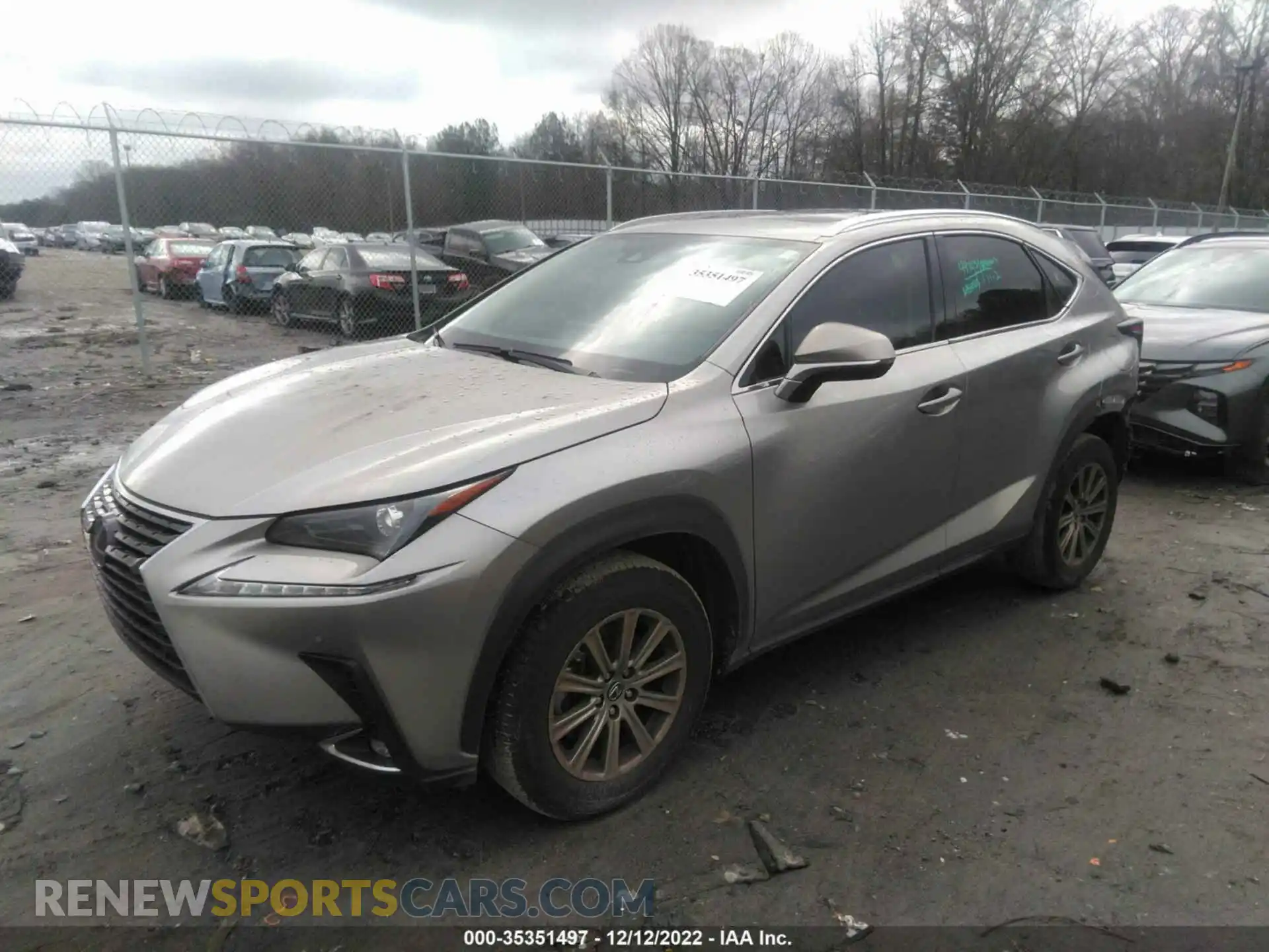 2 Фотография поврежденного автомобиля JTJDARBZ5M2181263 LEXUS NX 2021