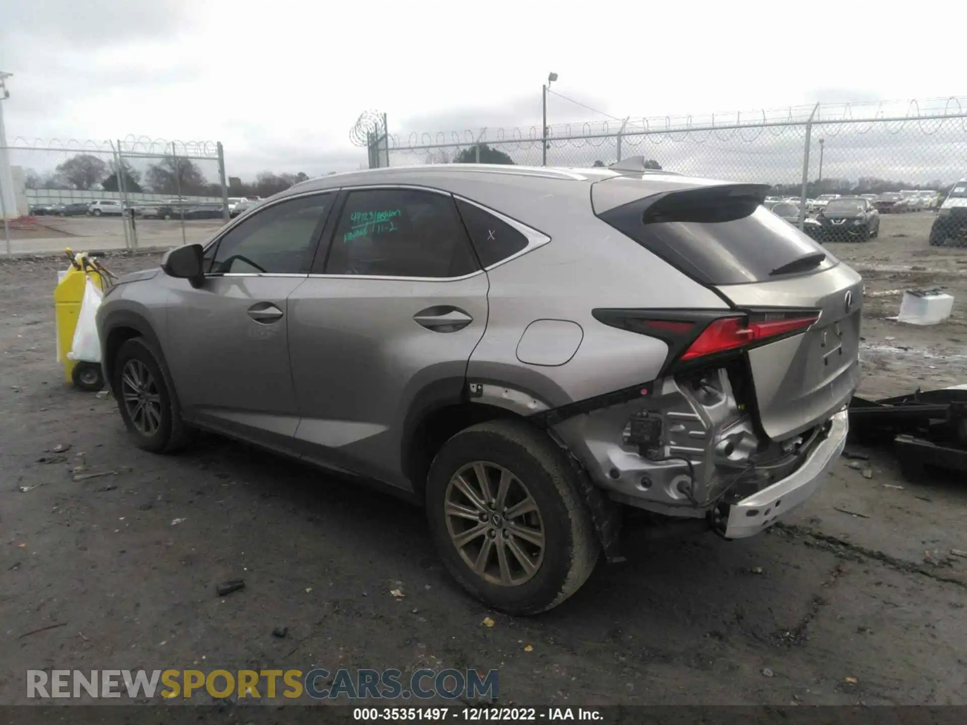 3 Фотография поврежденного автомобиля JTJDARBZ5M2181263 LEXUS NX 2021