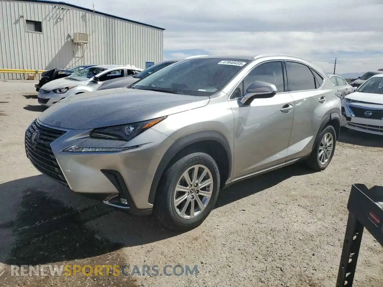 1 Photograph of a damaged car JTJDARBZ5M2197639 LEXUS NX 2021