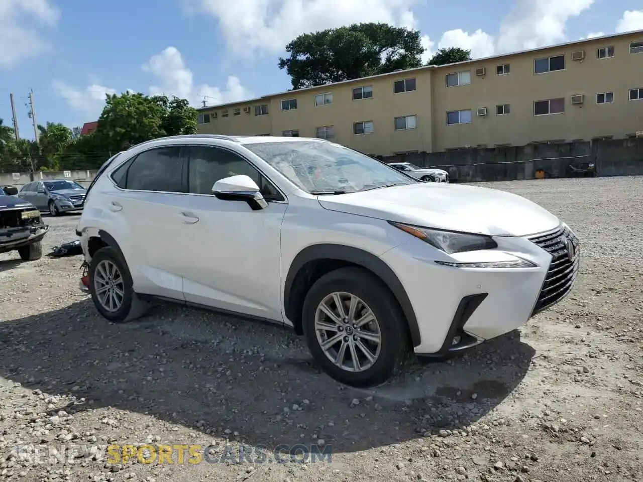 1 Photograph of a damaged car JTJDARBZ5M5021141 LEXUS NX 2021