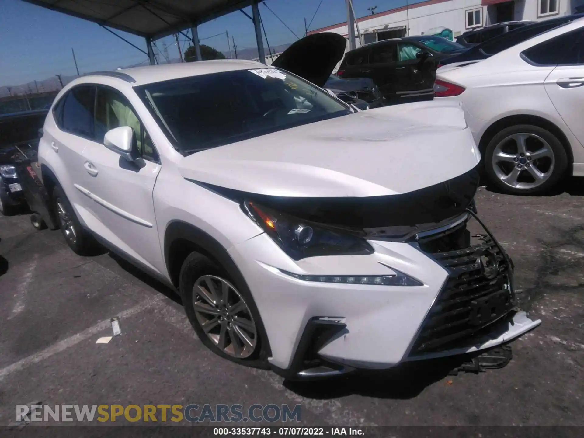 1 Photograph of a damaged car JTJDARBZ5M5024802 LEXUS NX 2021