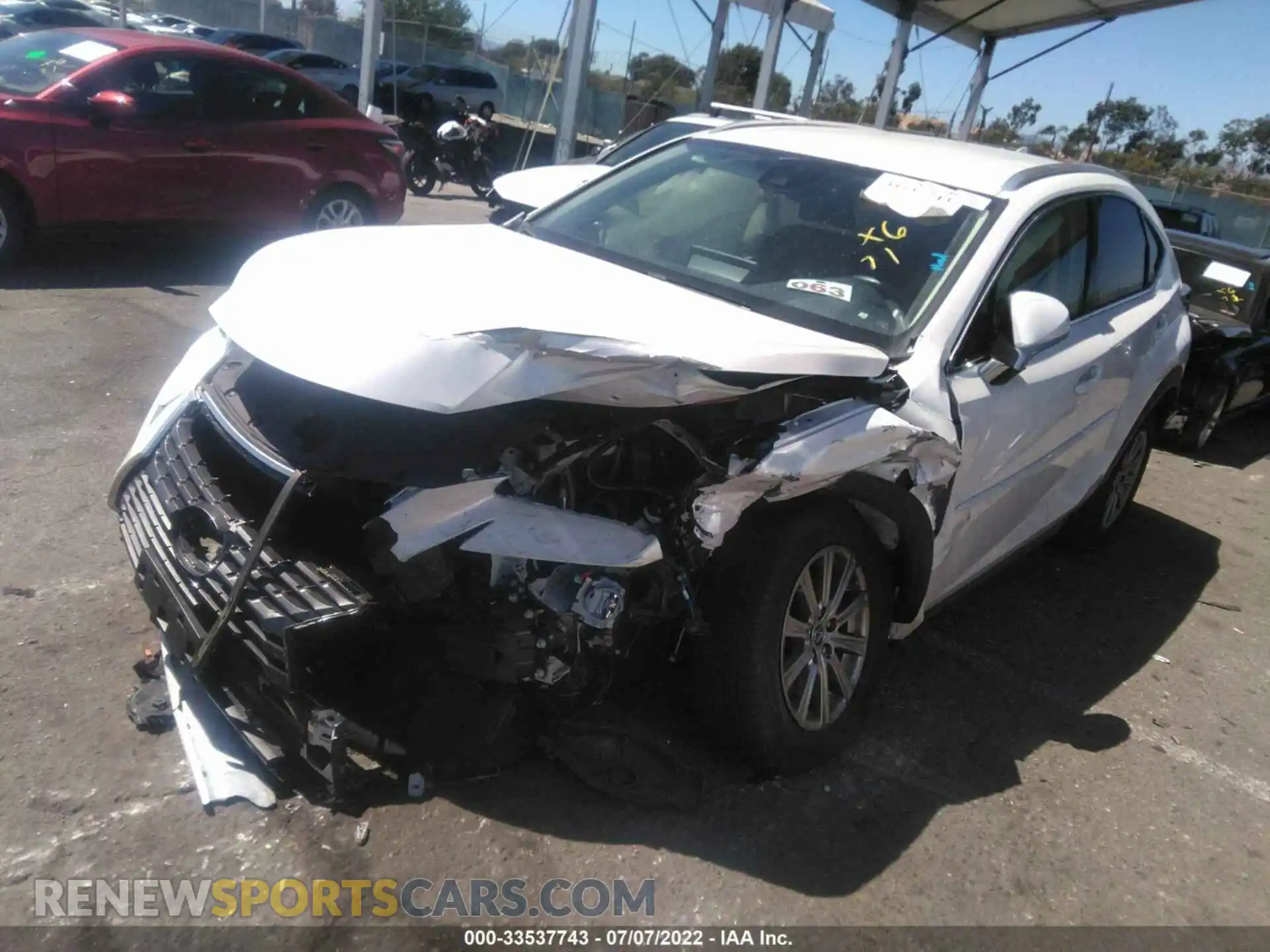 2 Photograph of a damaged car JTJDARBZ5M5024802 LEXUS NX 2021