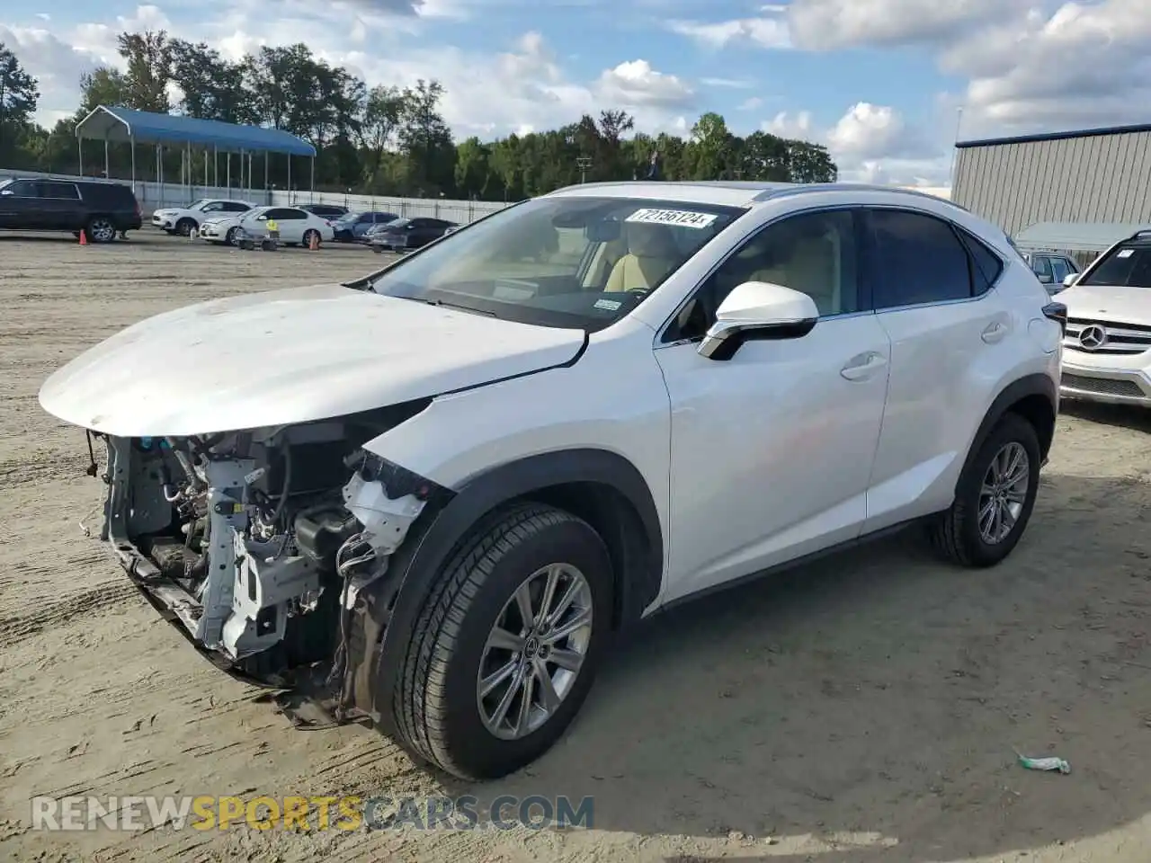 1 Photograph of a damaged car JTJDARBZ5M5032429 LEXUS NX 2021