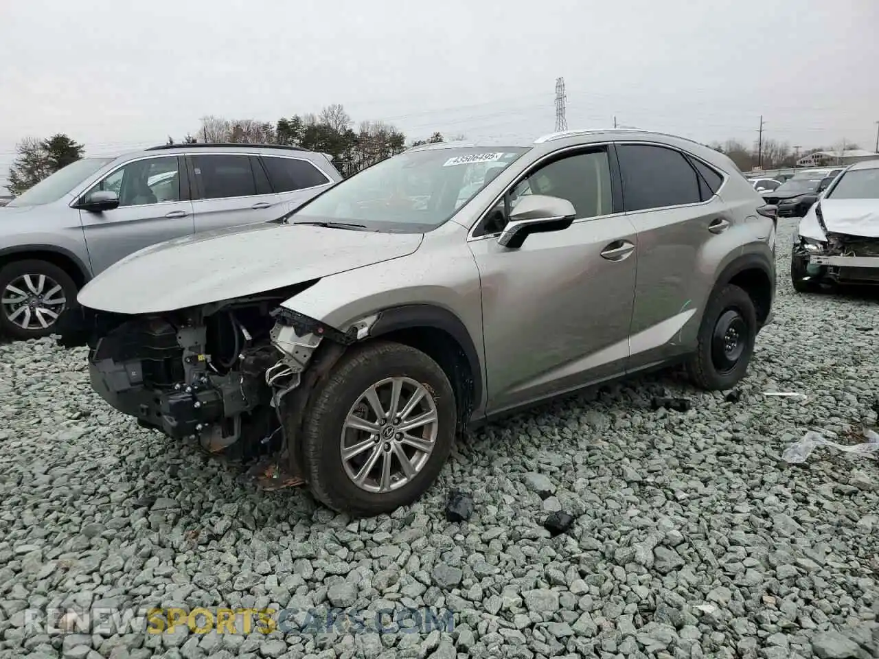 1 Photograph of a damaged car JTJDARBZ6M2186360 LEXUS NX 2021