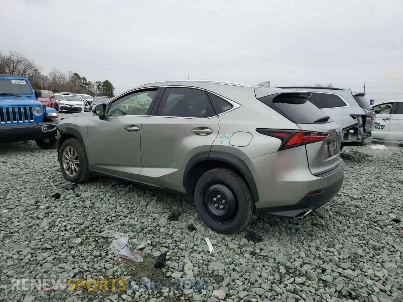 2 Photograph of a damaged car JTJDARBZ6M2186360 LEXUS NX 2021
