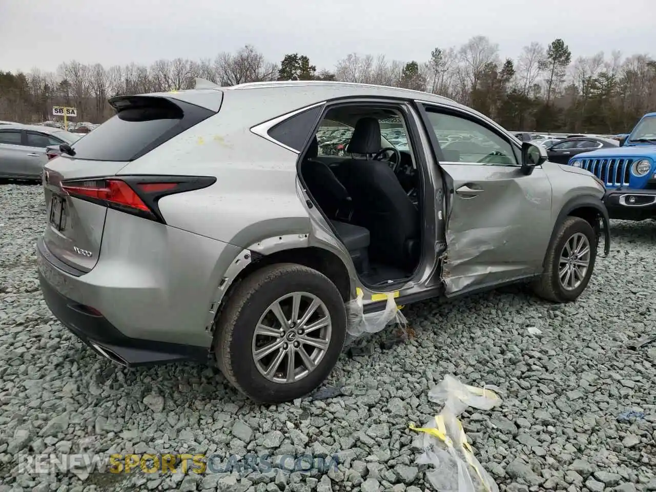 3 Photograph of a damaged car JTJDARBZ6M2186360 LEXUS NX 2021