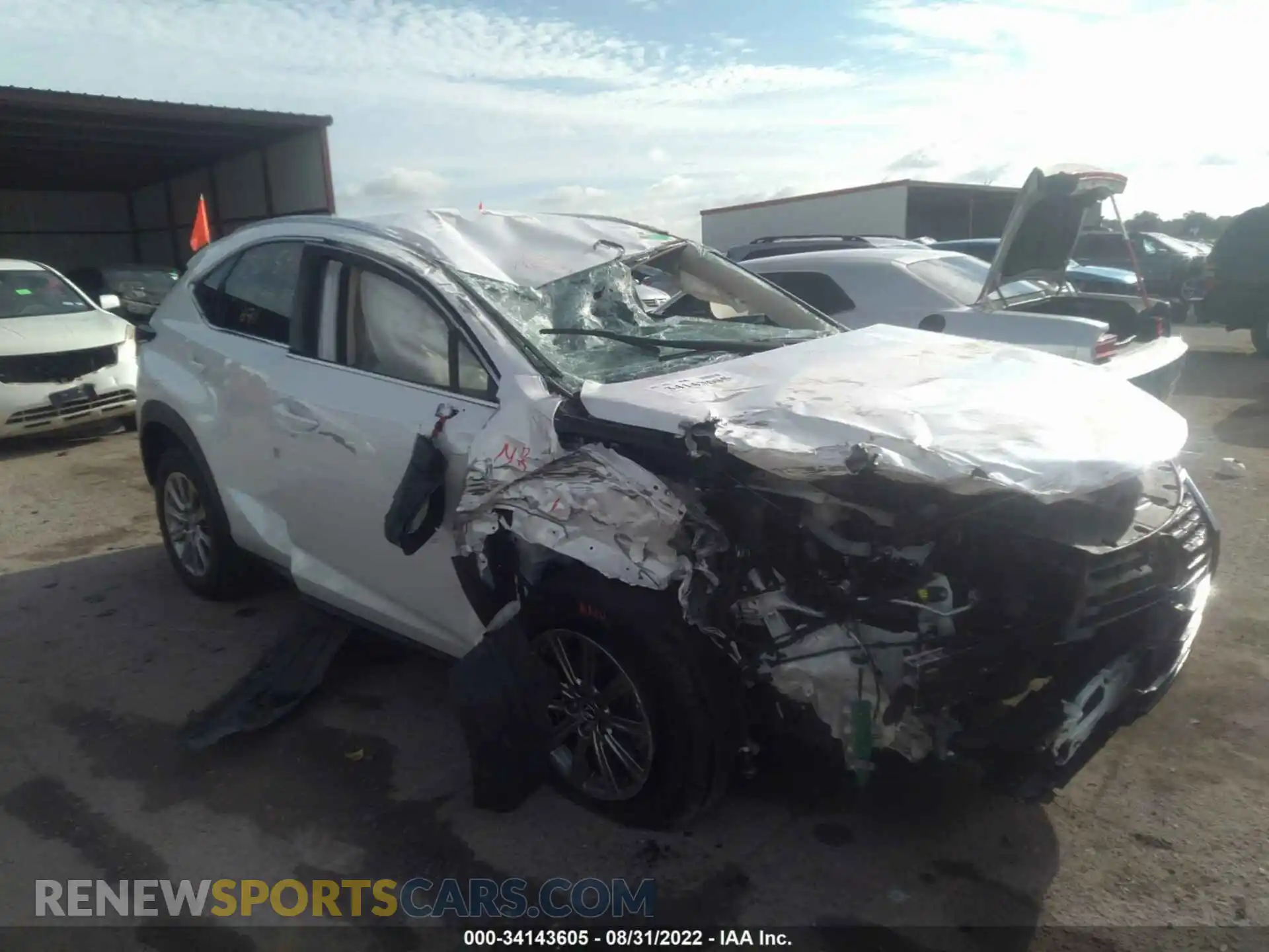 1 Фотография поврежденного автомобиля JTJDARBZ6M5023495 LEXUS NX 2021