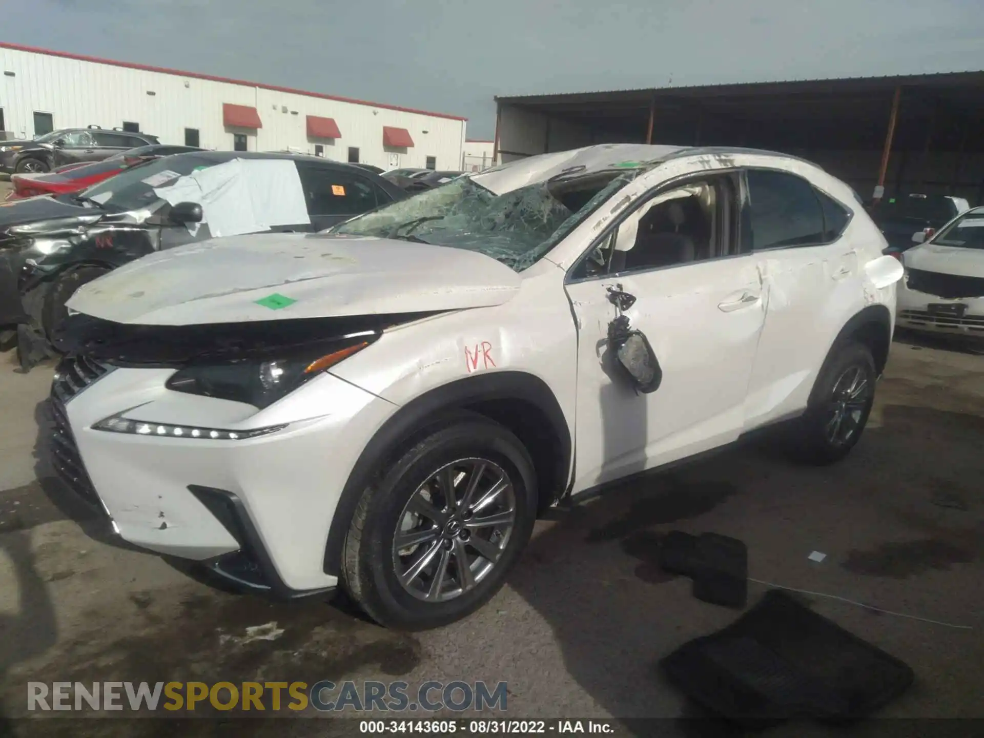 2 Фотография поврежденного автомобиля JTJDARBZ6M5023495 LEXUS NX 2021