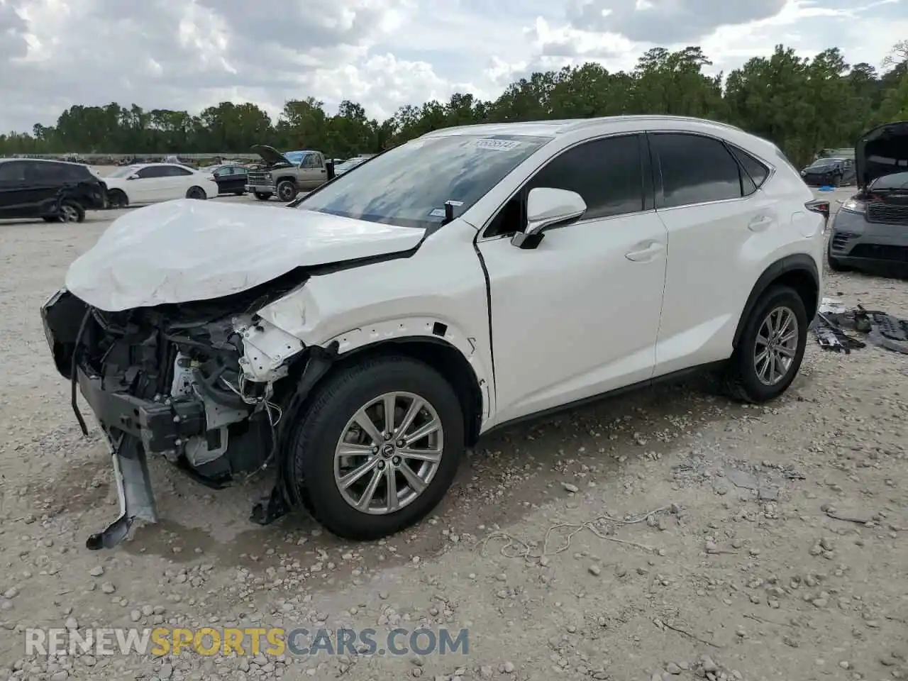 1 Photograph of a damaged car JTJDARBZ6M5033105 LEXUS NX 2021