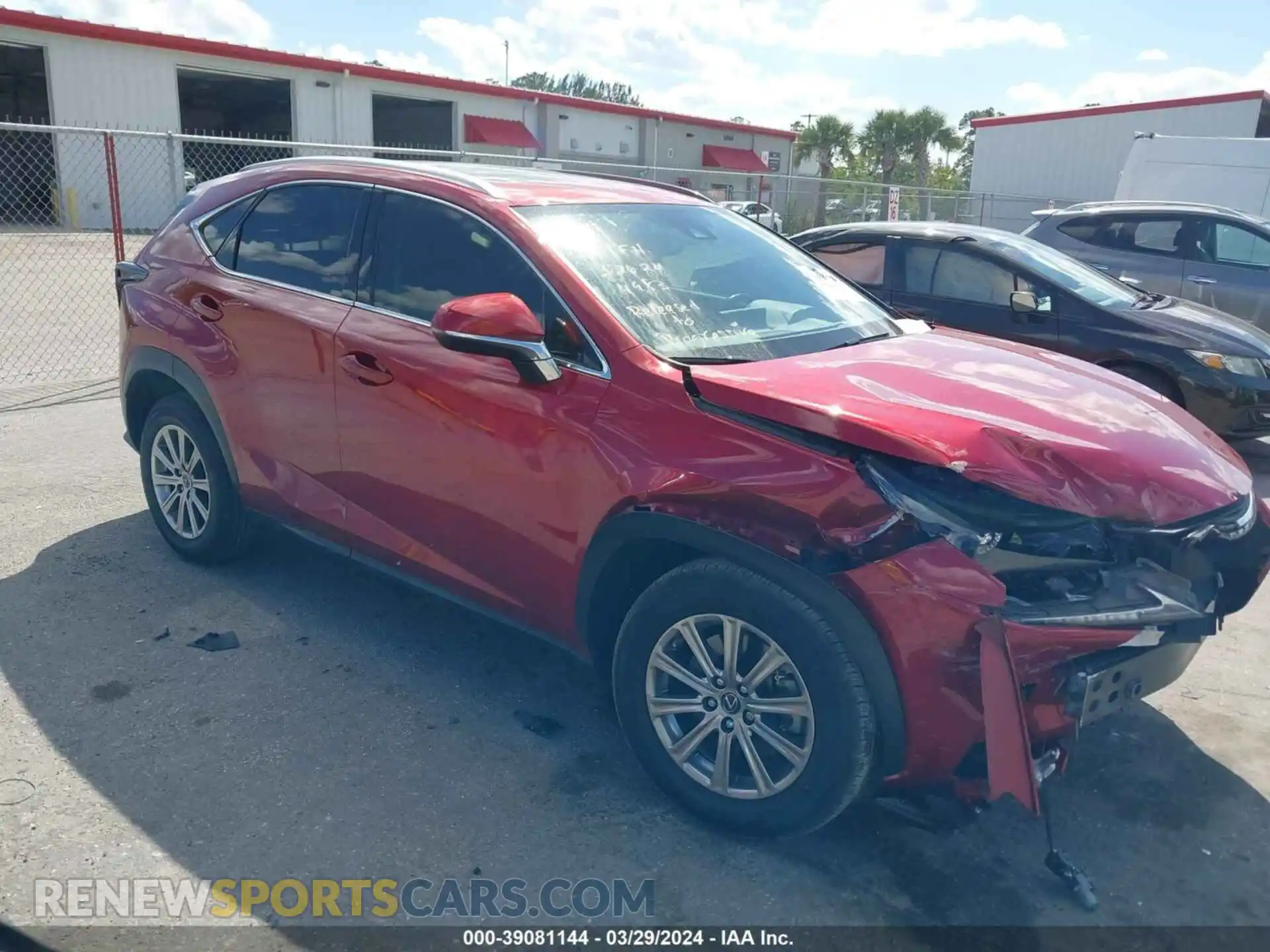 1 Photograph of a damaged car JTJDARBZ6M5033119 LEXUS NX 2021