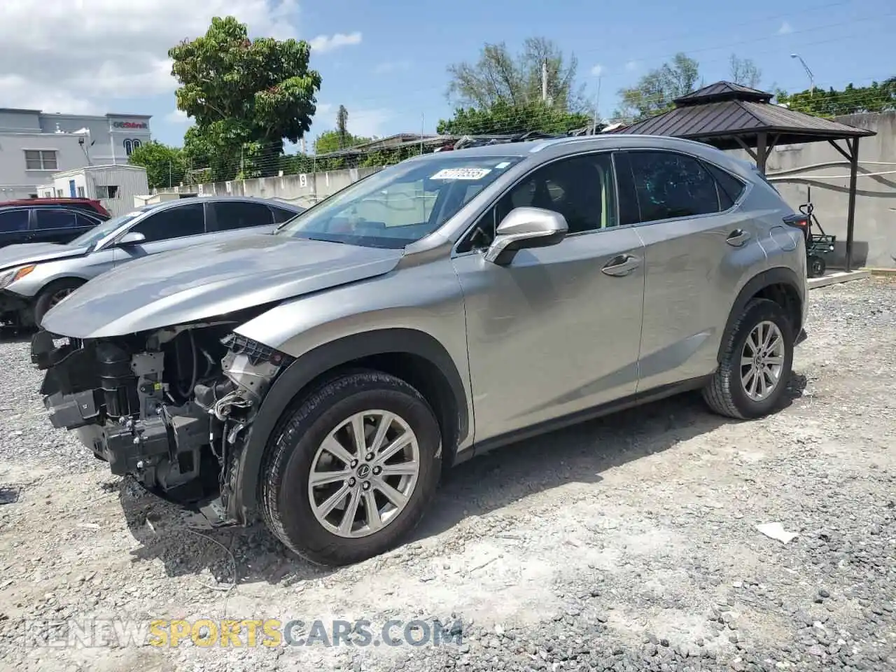 1 Photograph of a damaged car JTJDARBZ7M2183127 LEXUS NX 2021