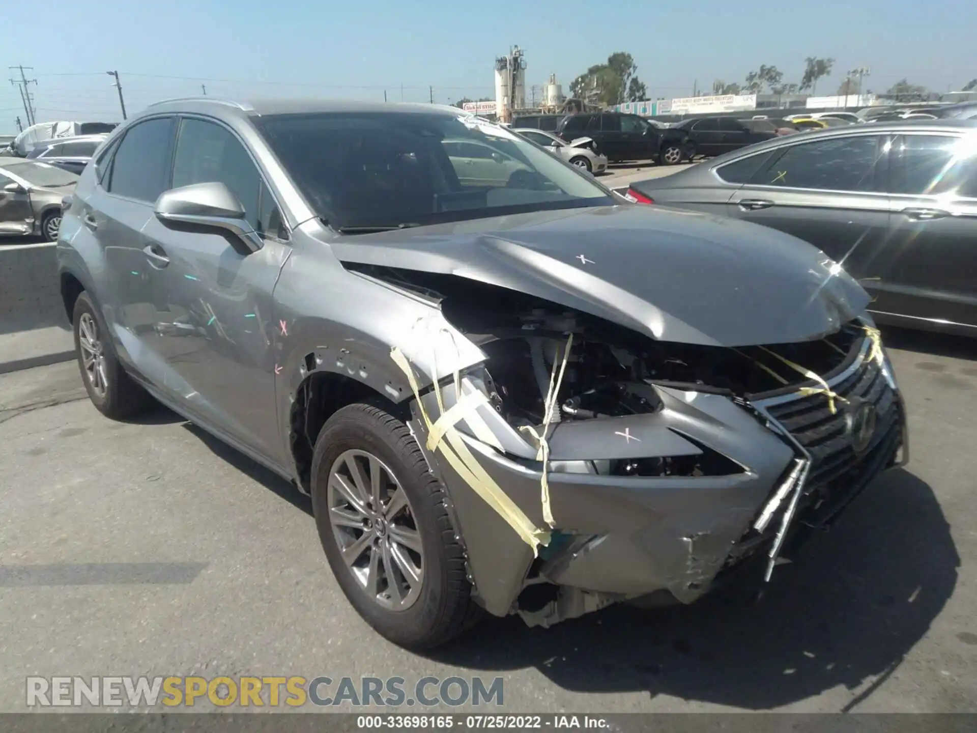 1 Фотография поврежденного автомобиля JTJDARBZ7M2191504 LEXUS NX 2021