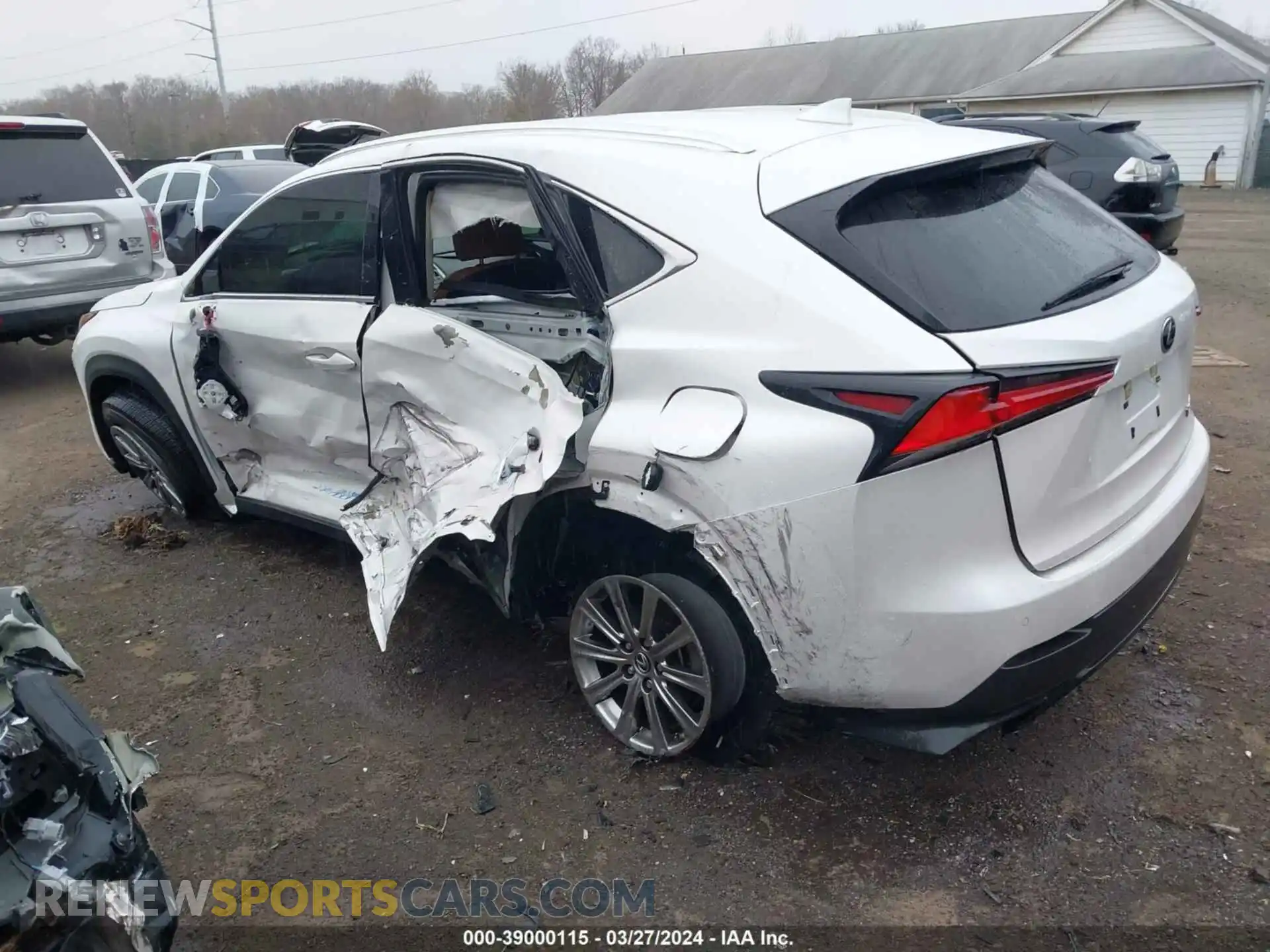 3 Photograph of a damaged car JTJDARBZ7M5025935 LEXUS NX 2021