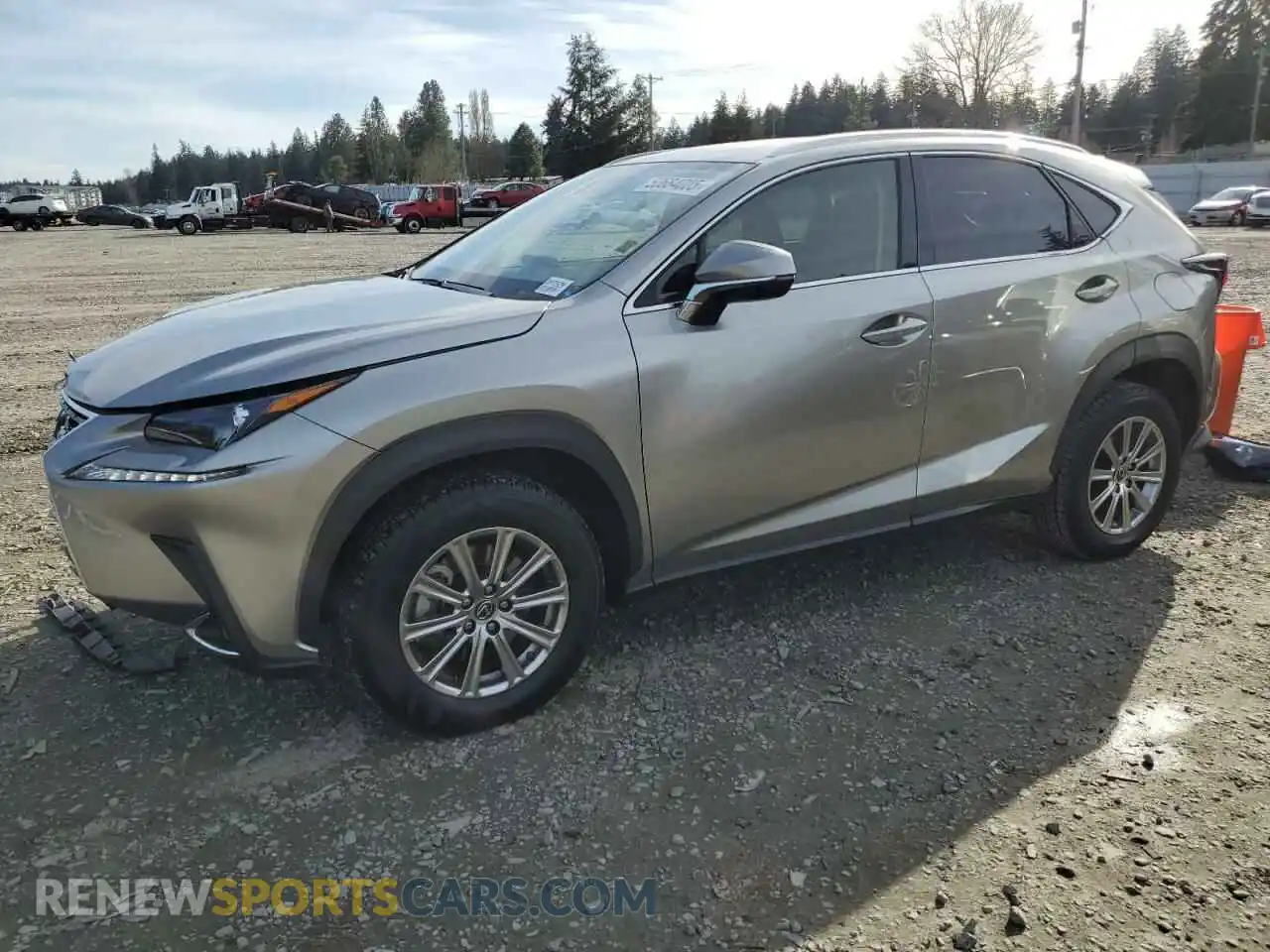 1 Photograph of a damaged car JTJDARBZ7M5035395 LEXUS NX 2021