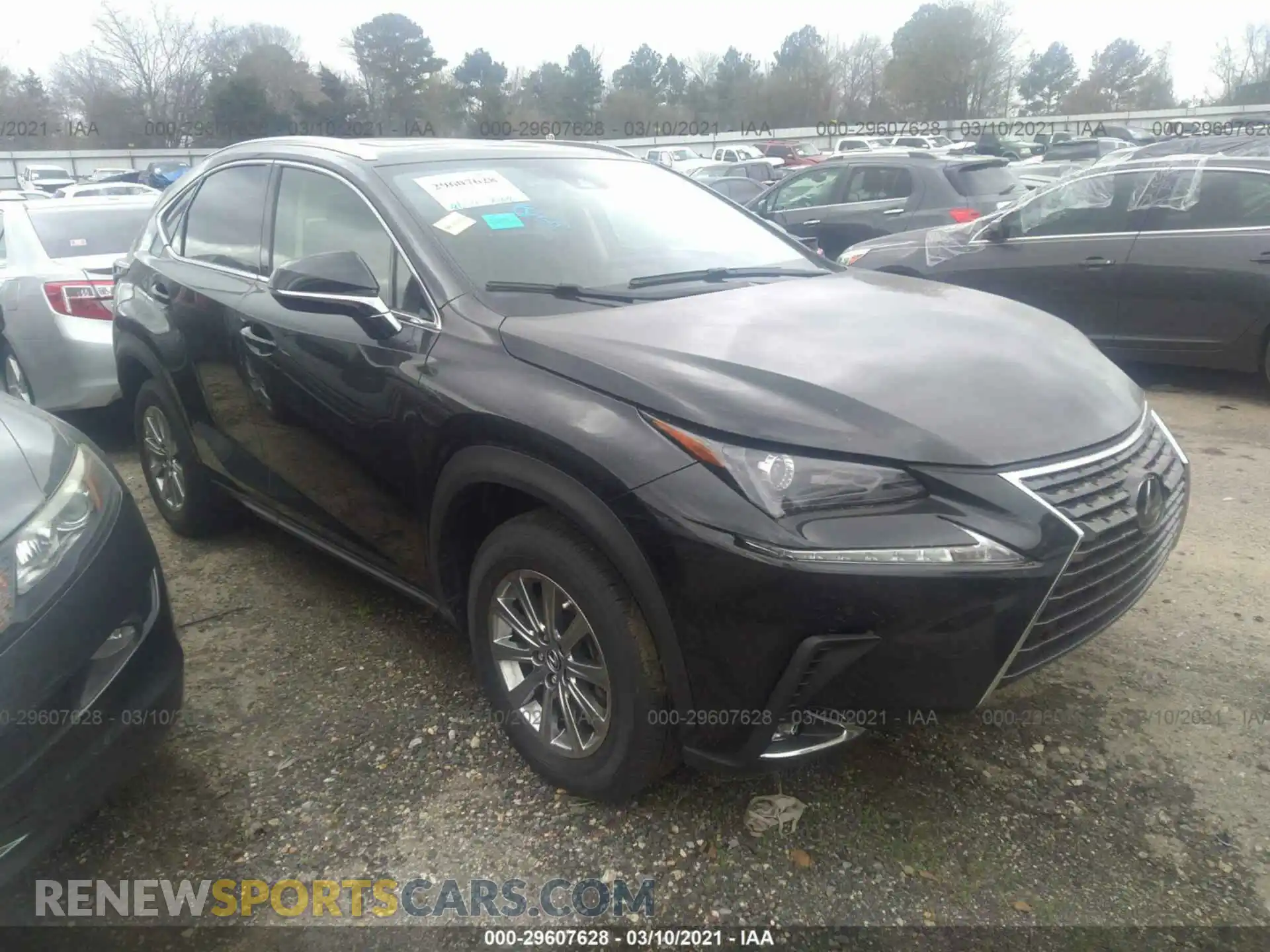 1 Photograph of a damaged car JTJDARBZ8M2183878 LEXUS NX 2021