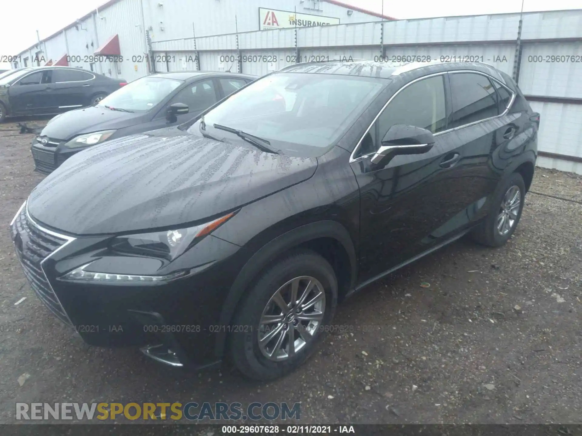 2 Photograph of a damaged car JTJDARBZ8M2183878 LEXUS NX 2021