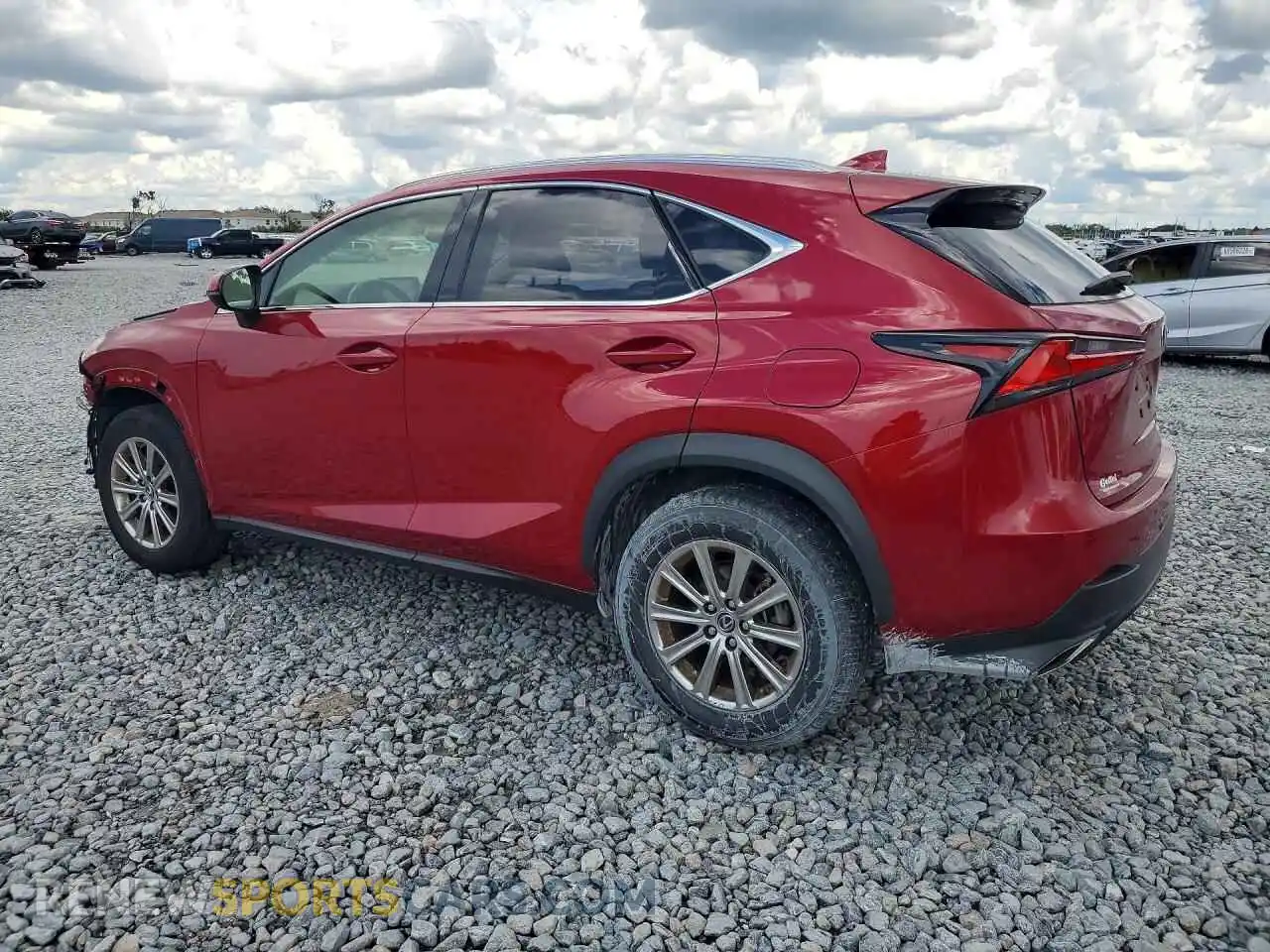 2 fotografías del automóvil dañado JTJDARBZ8M5026172 LEXUS NX 2021