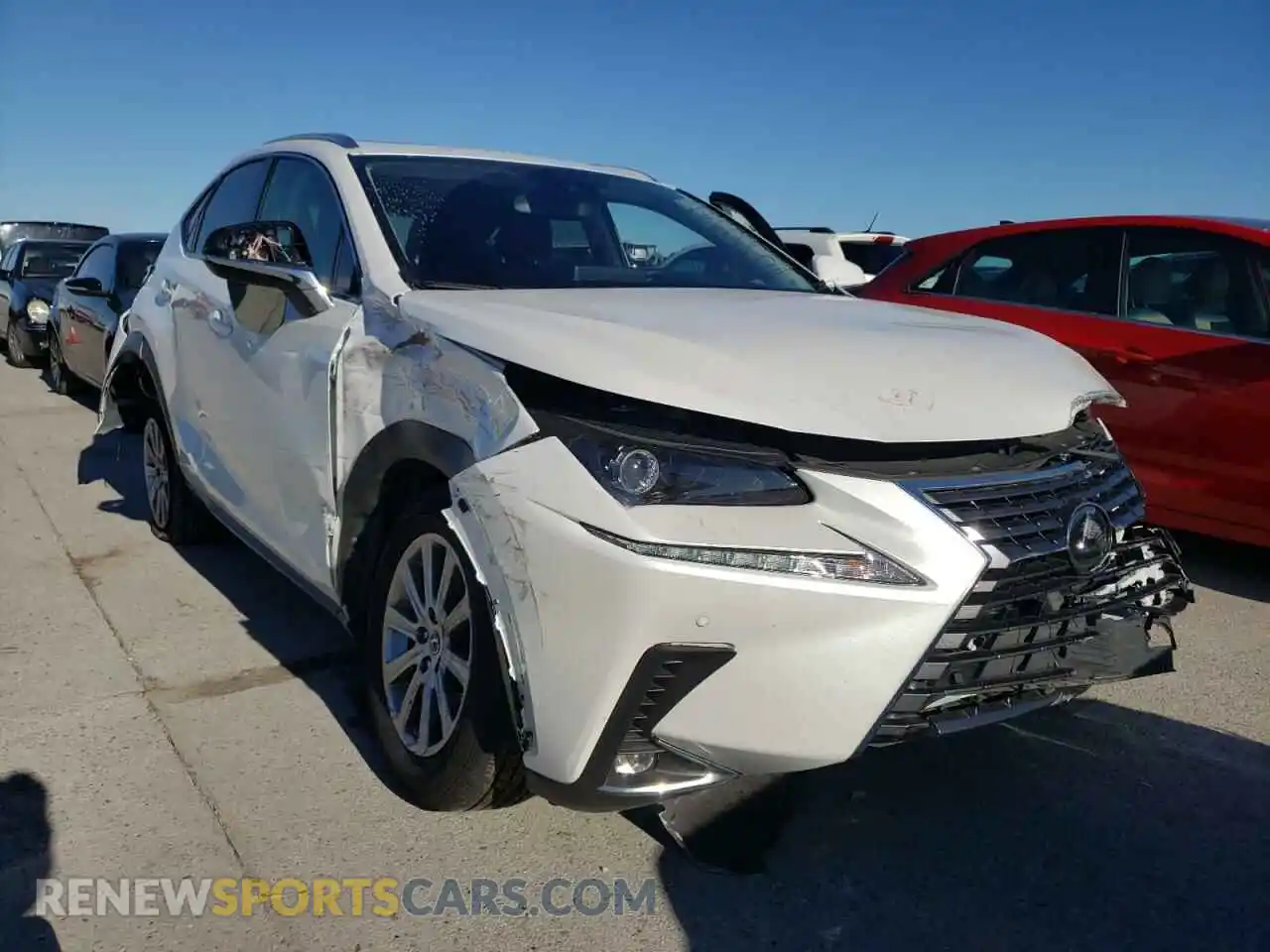 1 Photograph of a damaged car JTJDARBZ8M5026818 LEXUS NX 2021