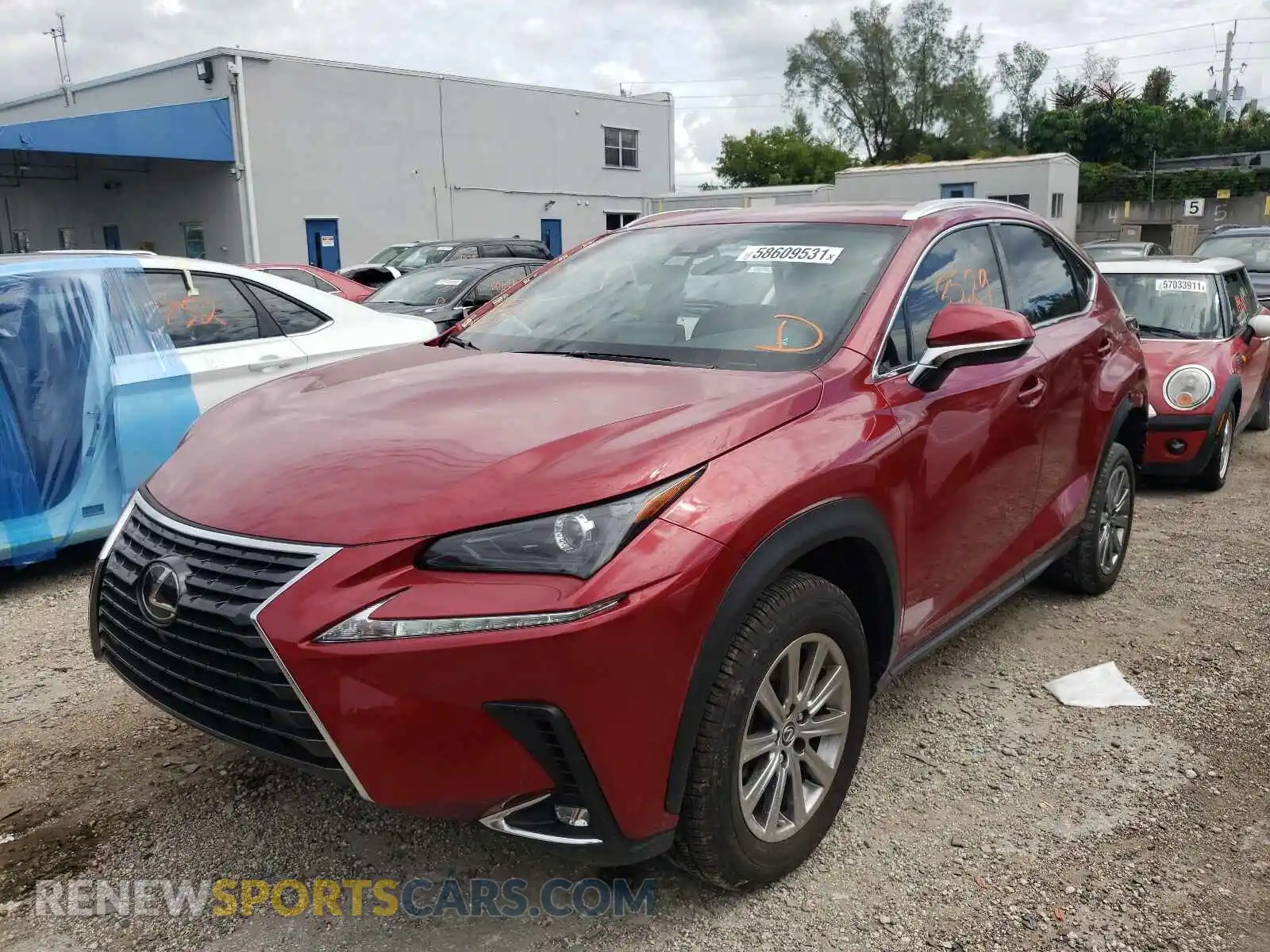 2 Photograph of a damaged car JTJDARBZ8M5030559 LEXUS NX 2021