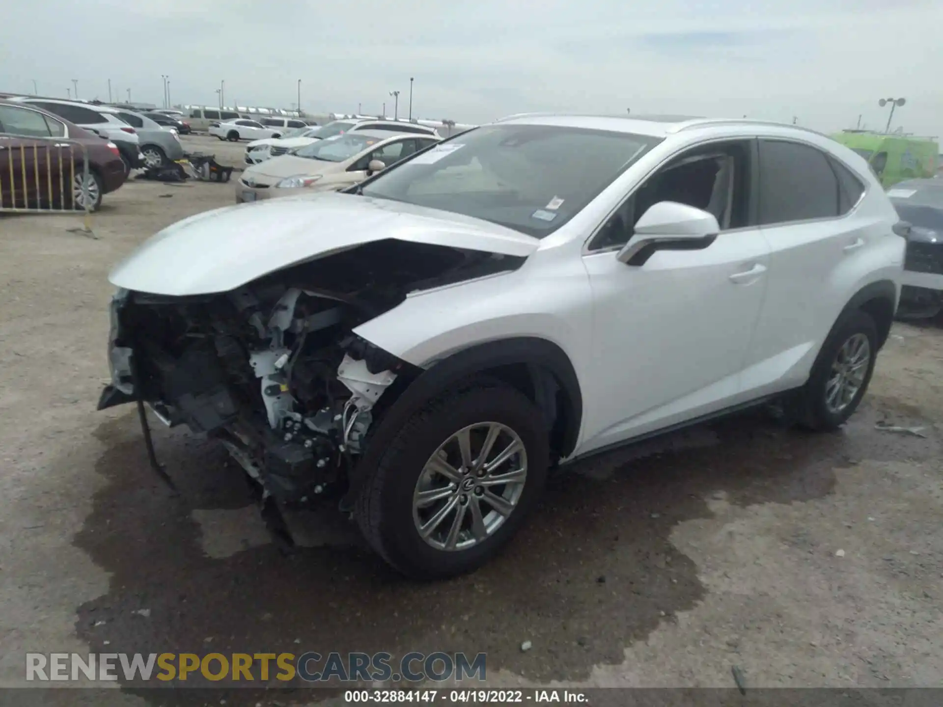2 Photograph of a damaged car JTJDARBZ8M5033607 LEXUS NX 2021