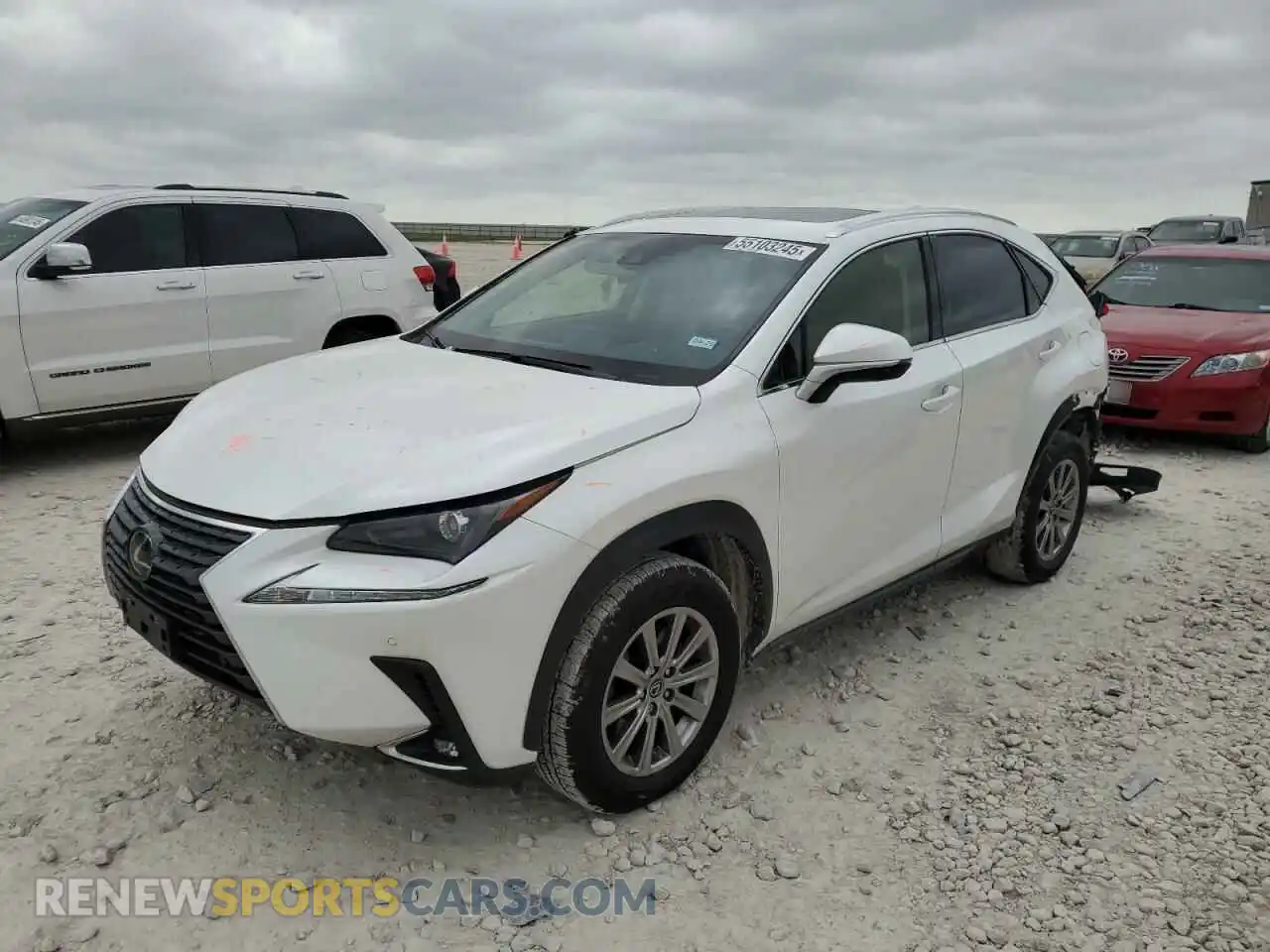 1 Фотография поврежденного автомобиля JTJDARBZ9M5033597 LEXUS NX 2021