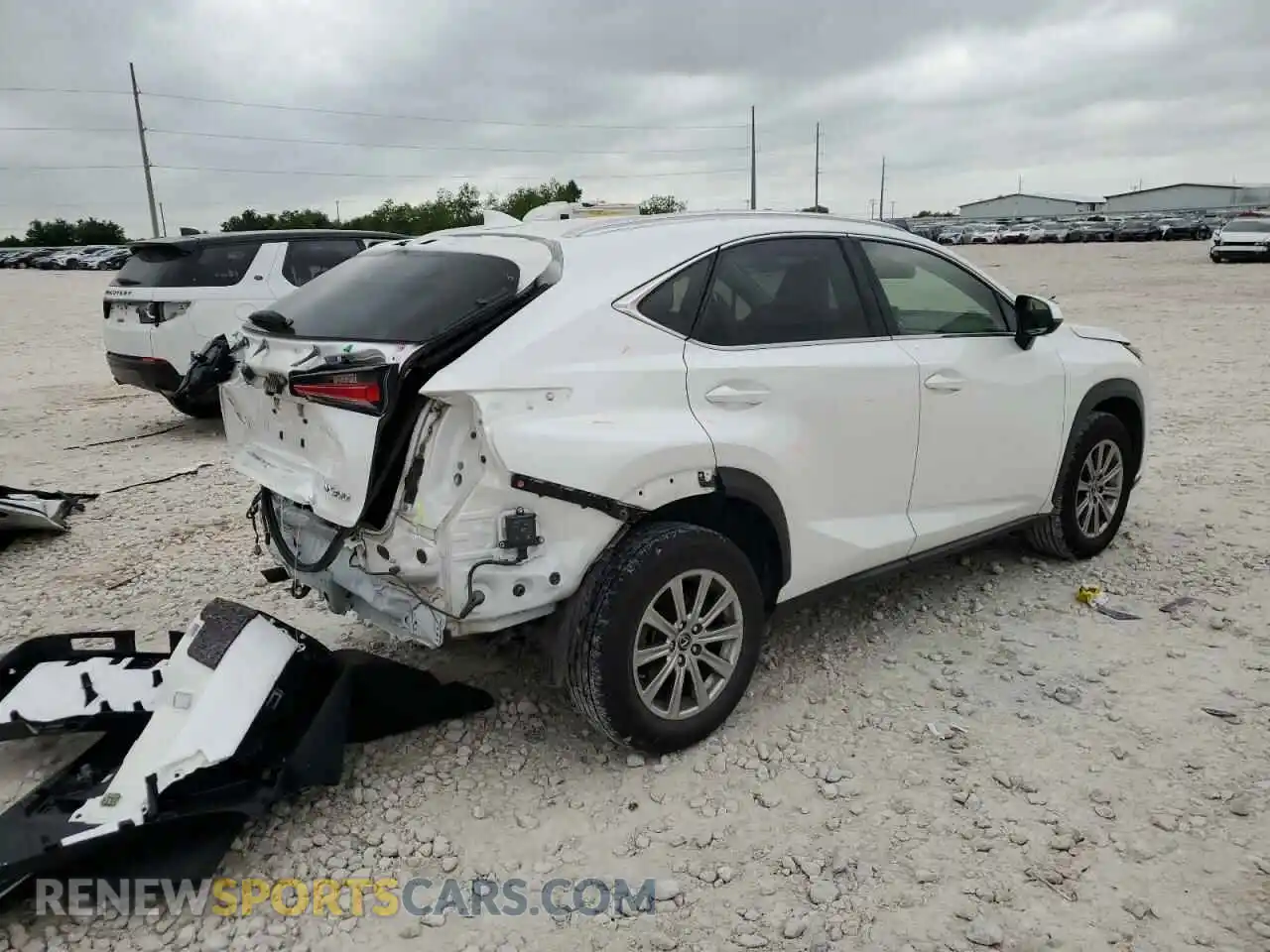 3 Фотография поврежденного автомобиля JTJDARBZ9M5033597 LEXUS NX 2021