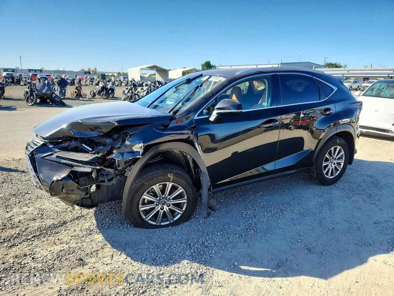 1 Photograph of a damaged car JTJDARBZXM2197054 LEXUS NX 2021