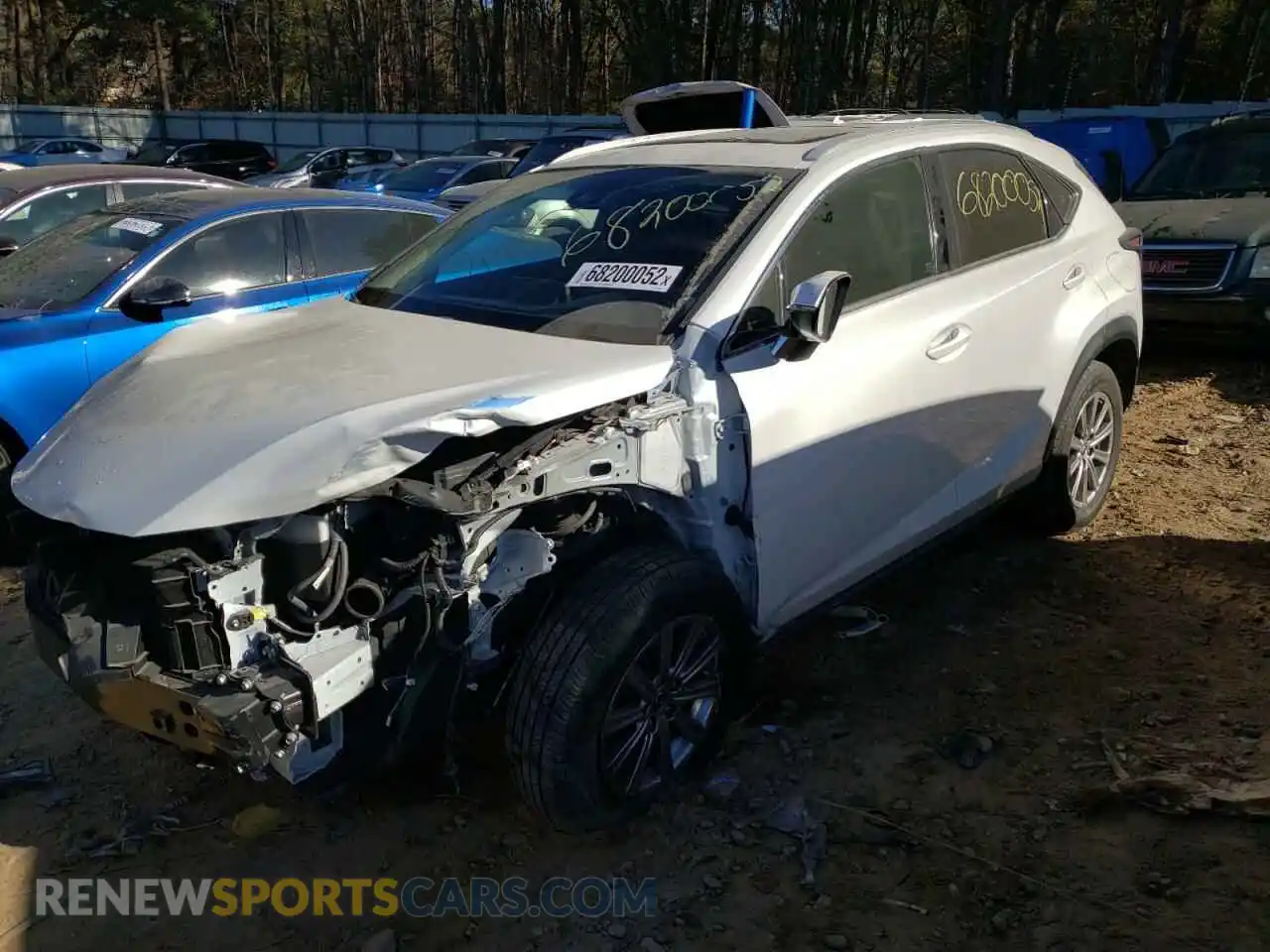 1 Photograph of a damaged car JTJDARBZXM5021801 LEXUS NX 2021
