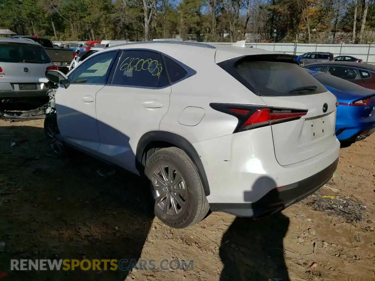 2 Photograph of a damaged car JTJDARBZXM5021801 LEXUS NX 2021