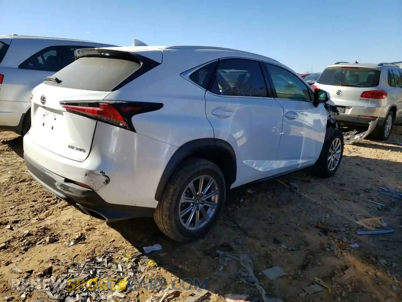 3 Photograph of a damaged car JTJDARBZXM5021801 LEXUS NX 2021
