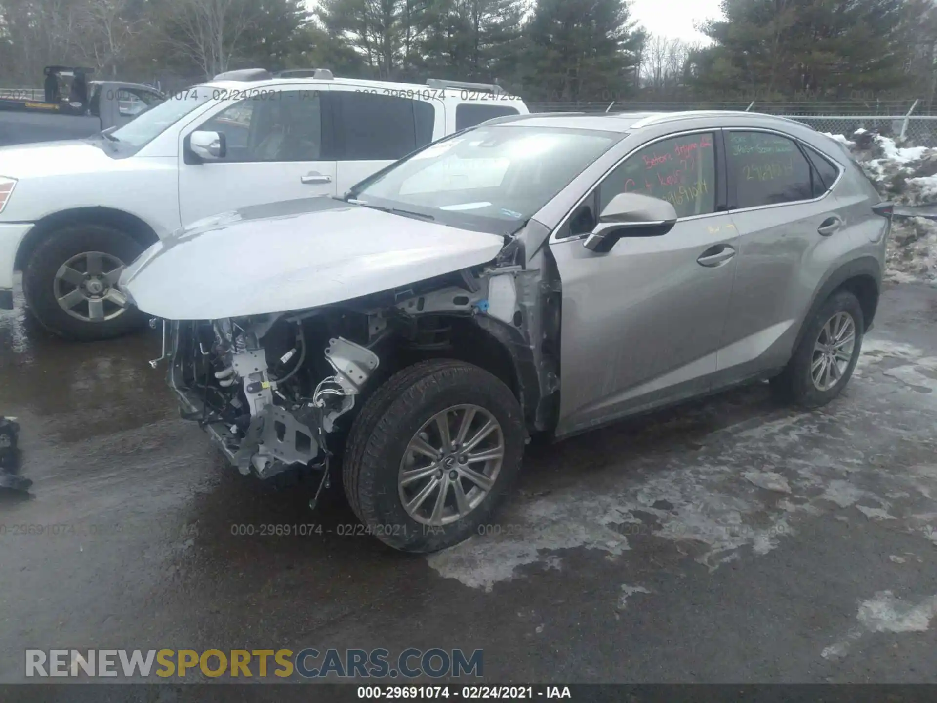 2 Photograph of a damaged car JTJDARDZ0M2240555 LEXUS NX 2021