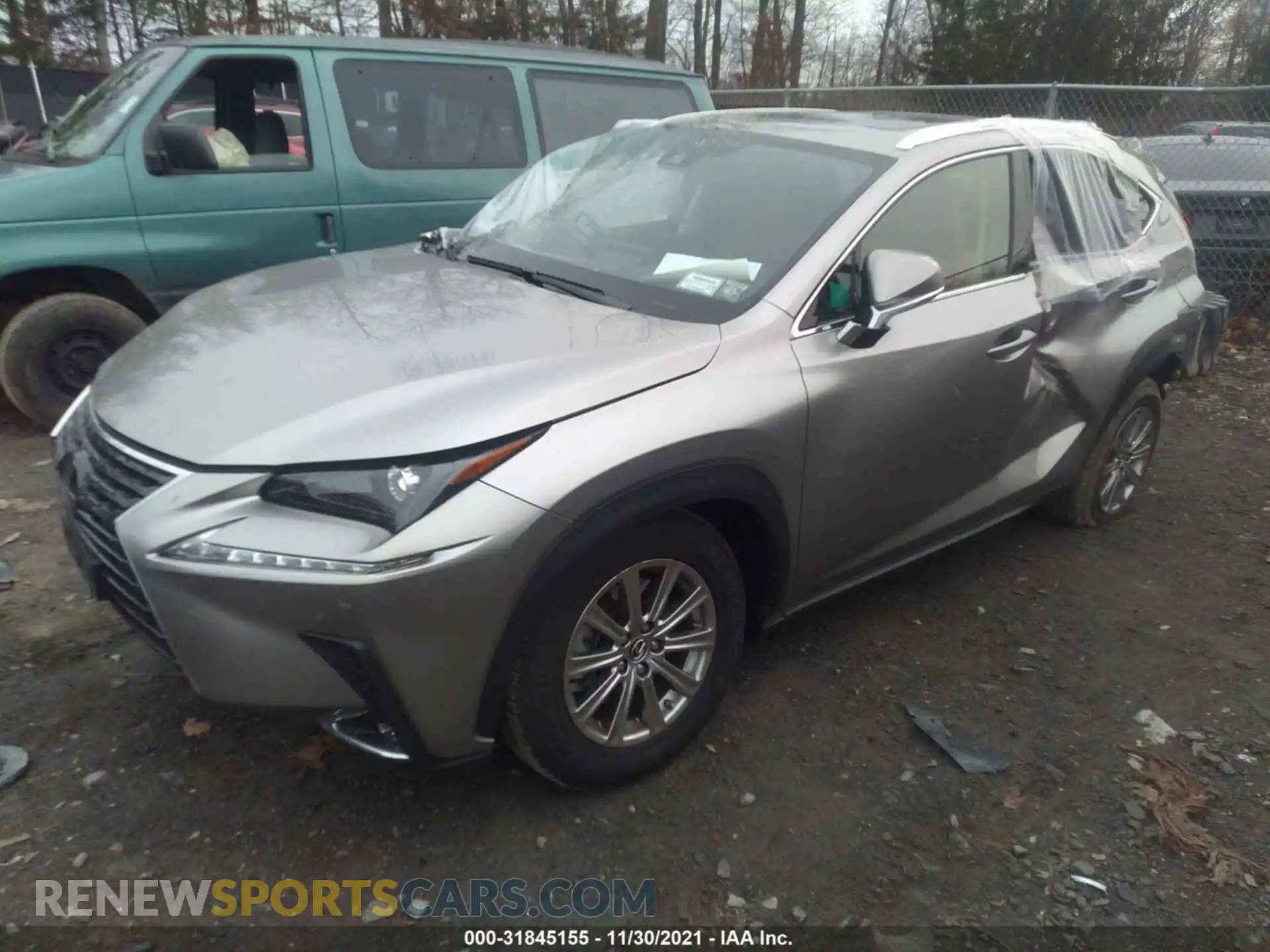 2 Photograph of a damaged car JTJDARDZ0M2249336 LEXUS NX 2021
