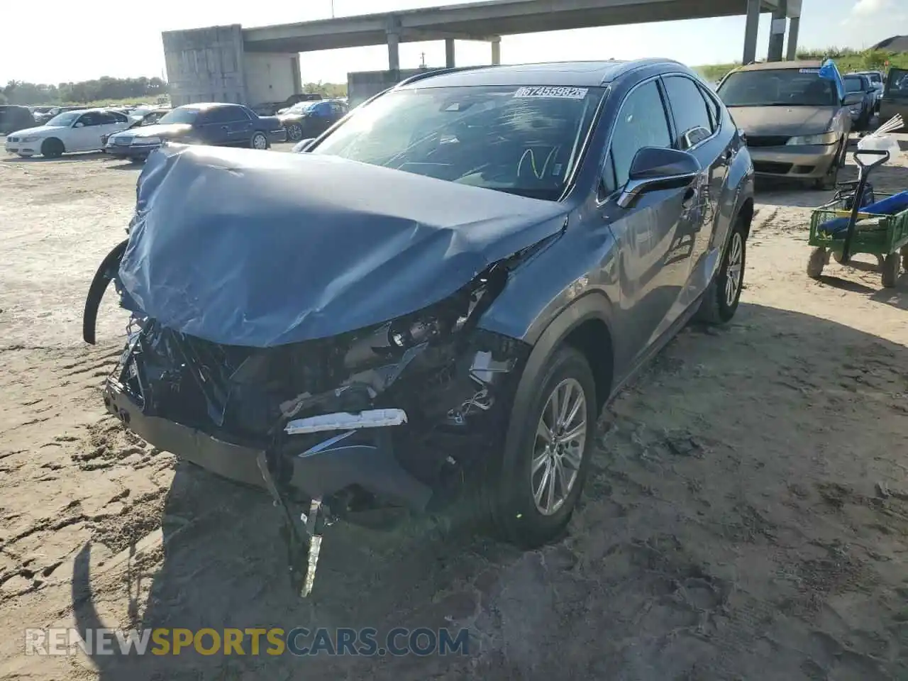 1 Фотография поврежденного автомобиля JTJDARDZ1M2243965 LEXUS NX 2021