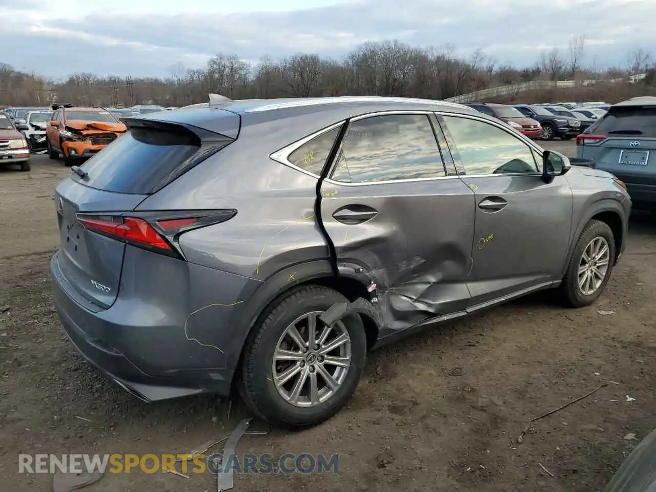 3 Photograph of a damaged car JTJDARDZ1M2248759 LEXUS NX 2021