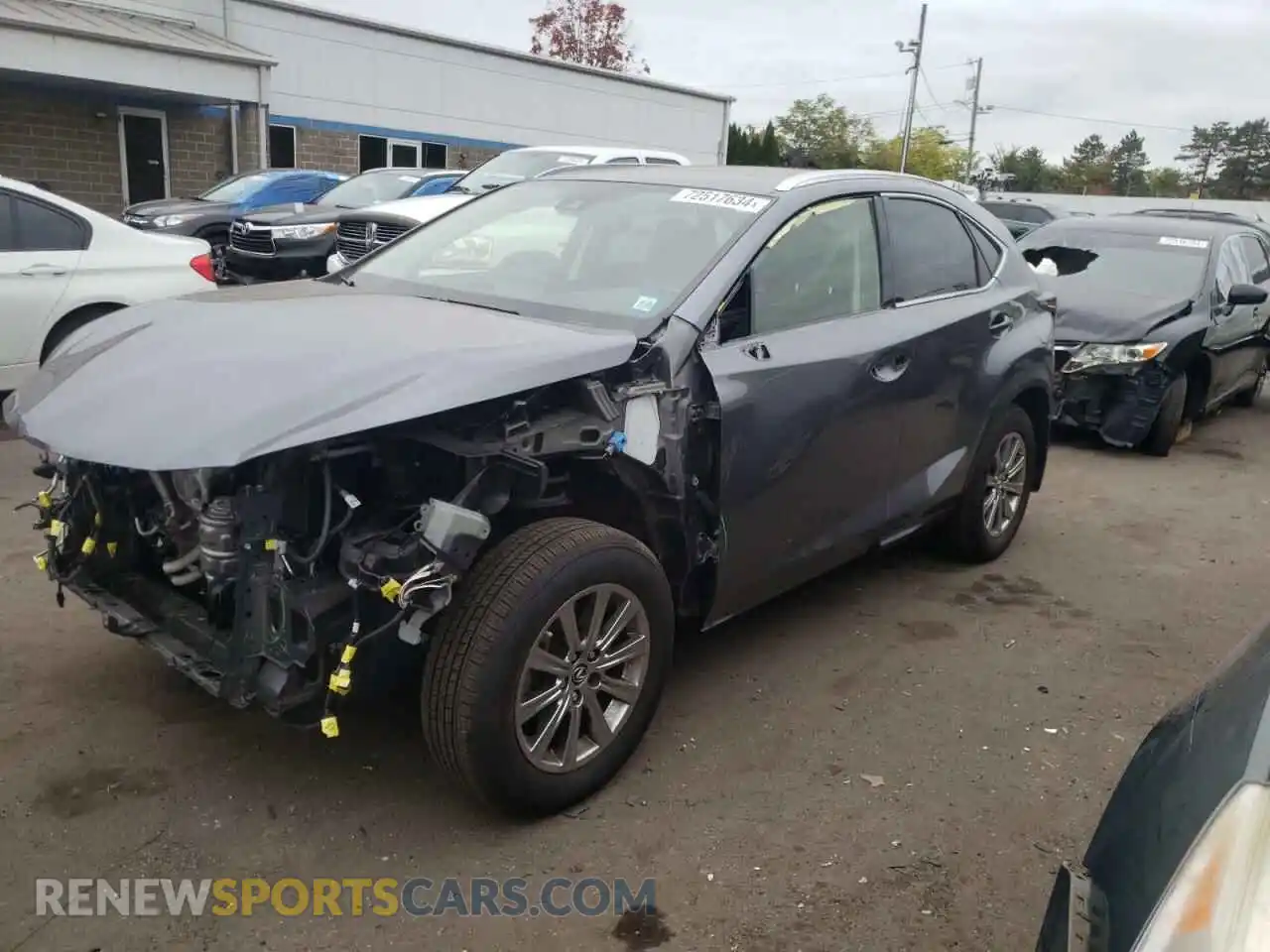 1 Photograph of a damaged car JTJDARDZ1M2253671 LEXUS NX 2021